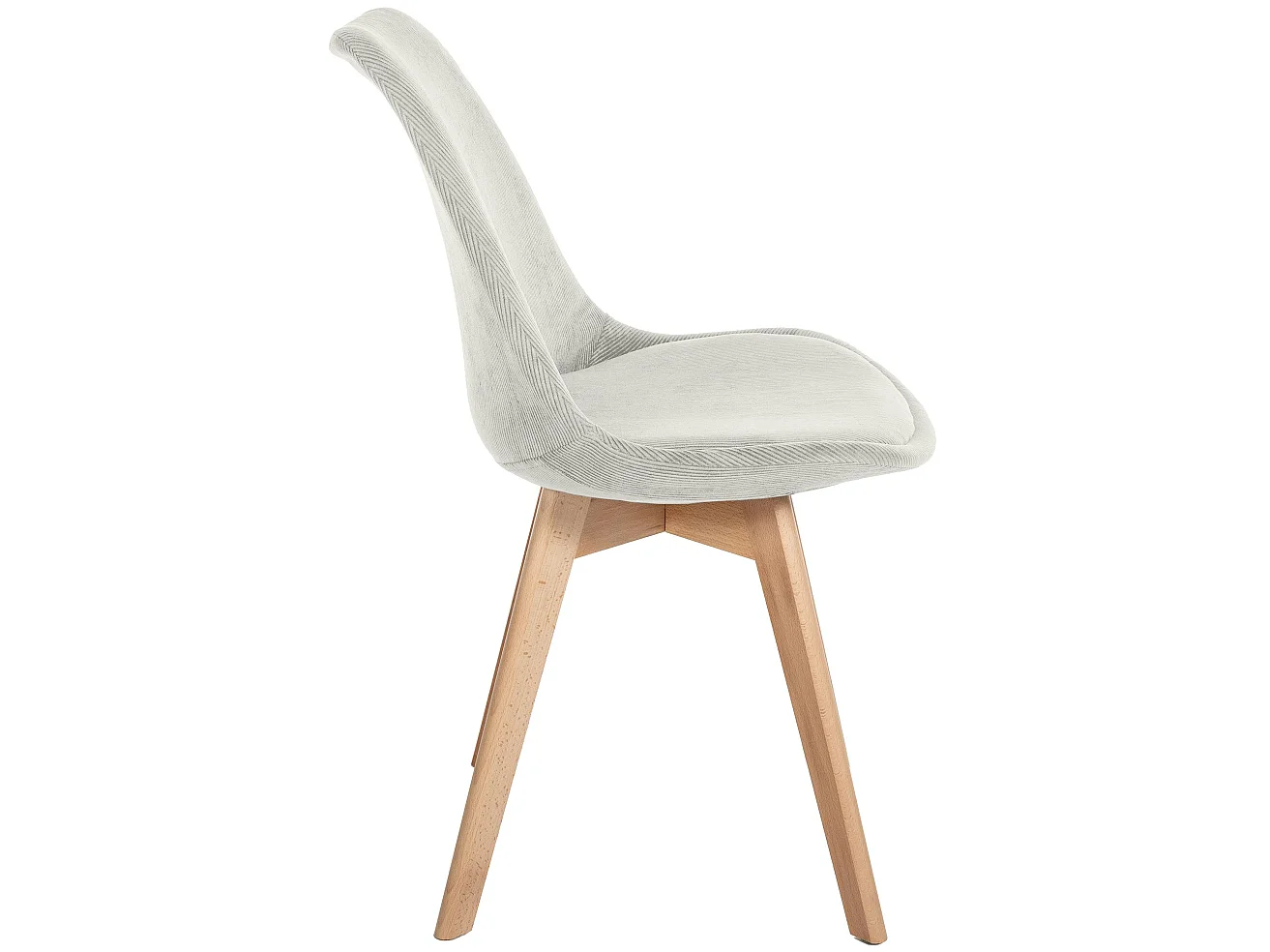 chaise salle à manger - Cordon - Gris clair - Linares