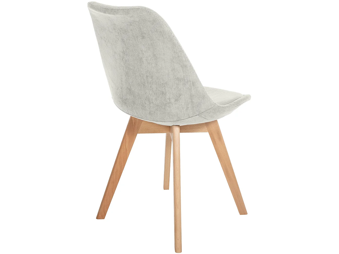 chaise salle à manger - Cordon - Gris clair - Linares