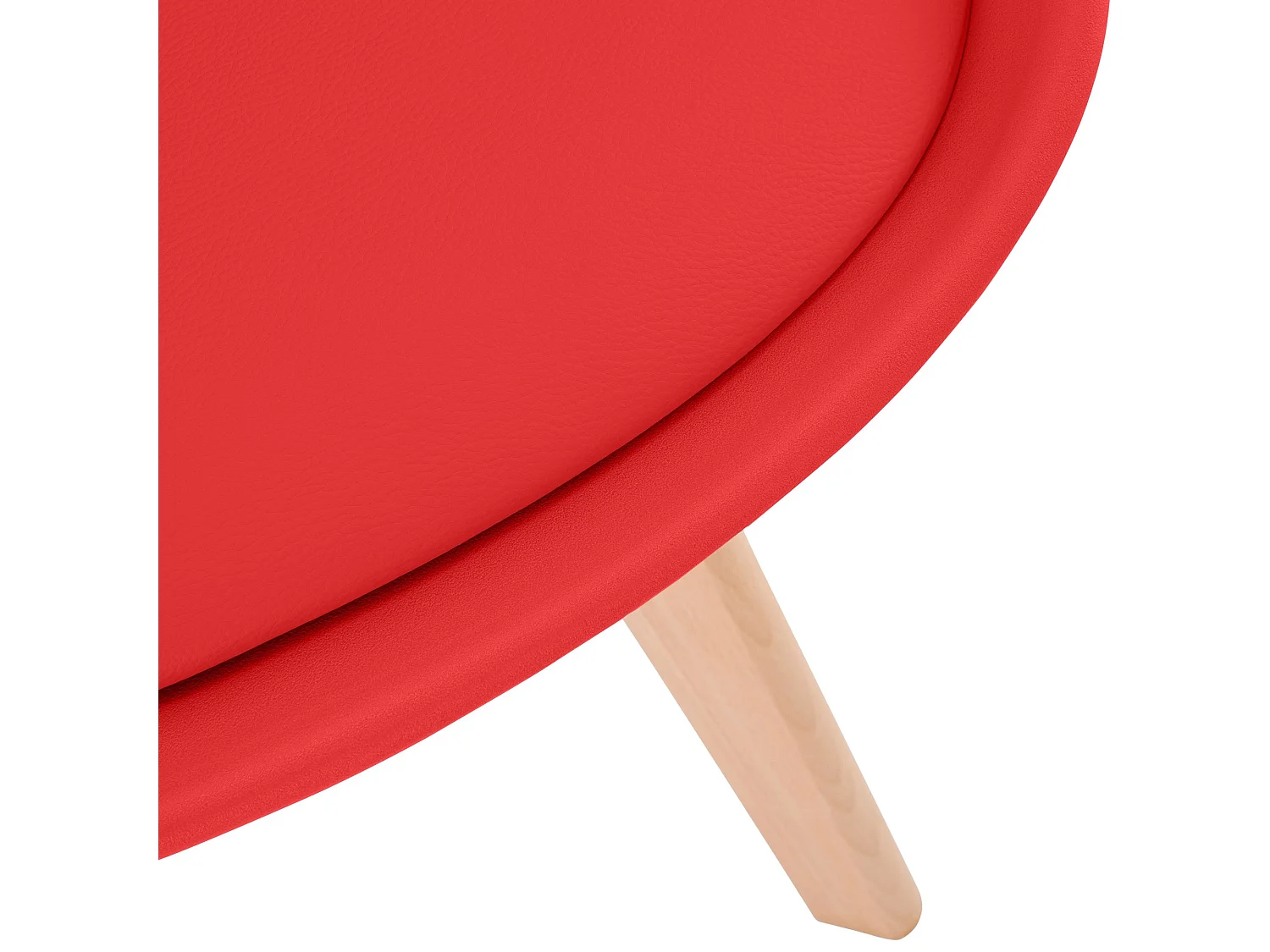 chaise salle à manger - Plastique - Rouge - Linares
