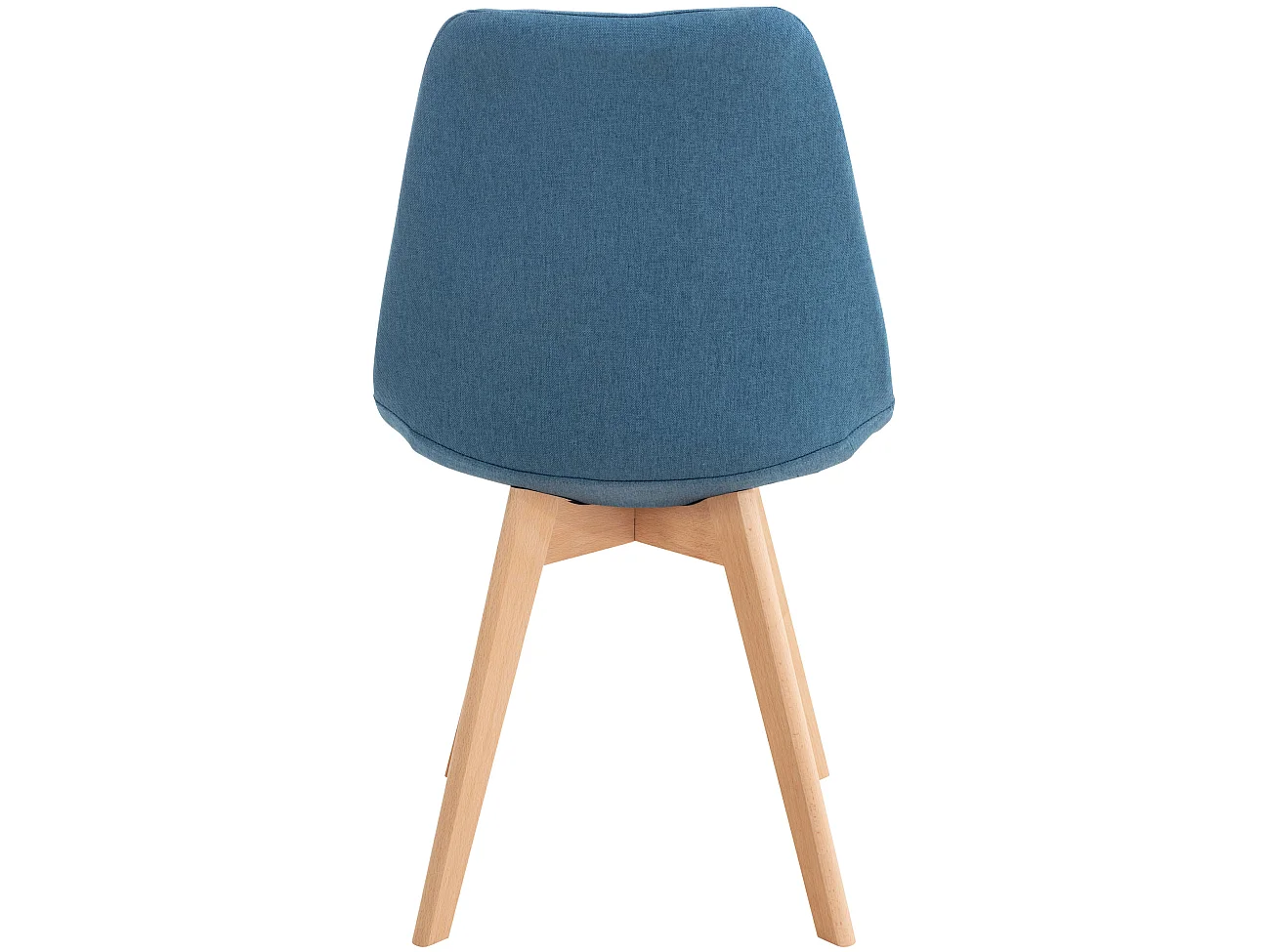 chaise salle à manger - Tissu - Bleu - Linares