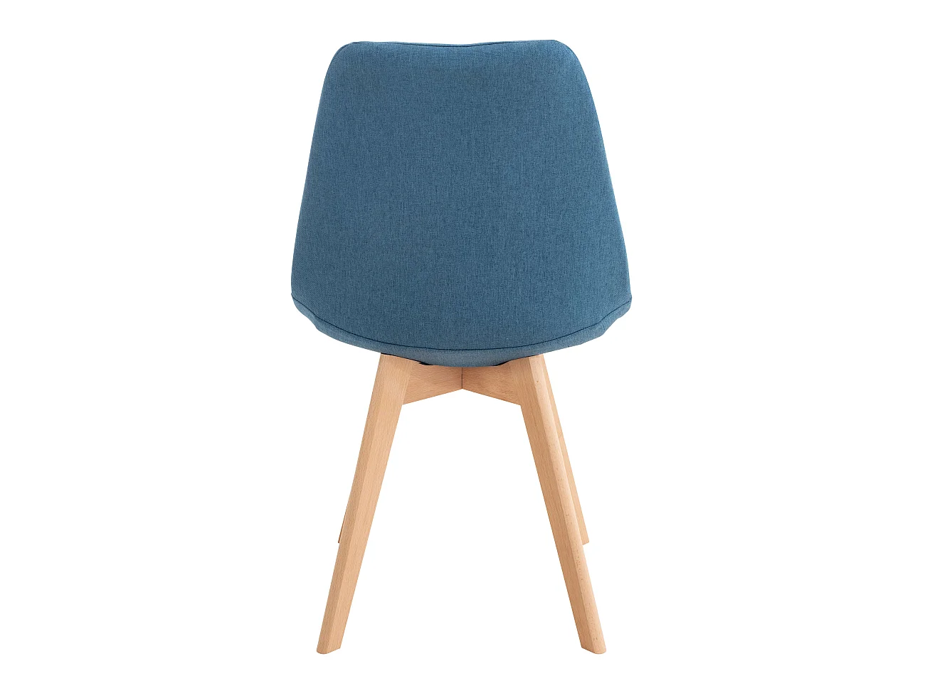 Eetkamerstoelen - Stof - blauw - Linares