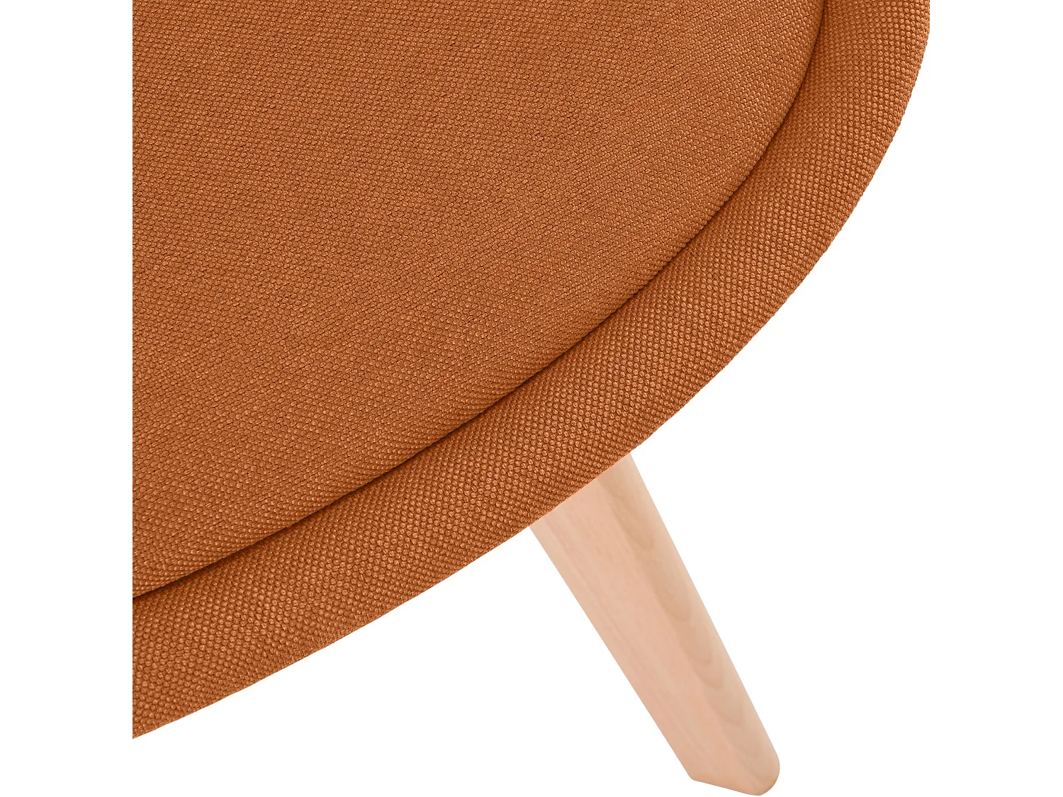 chaise salle à manger - Tissu - Orange - Linares