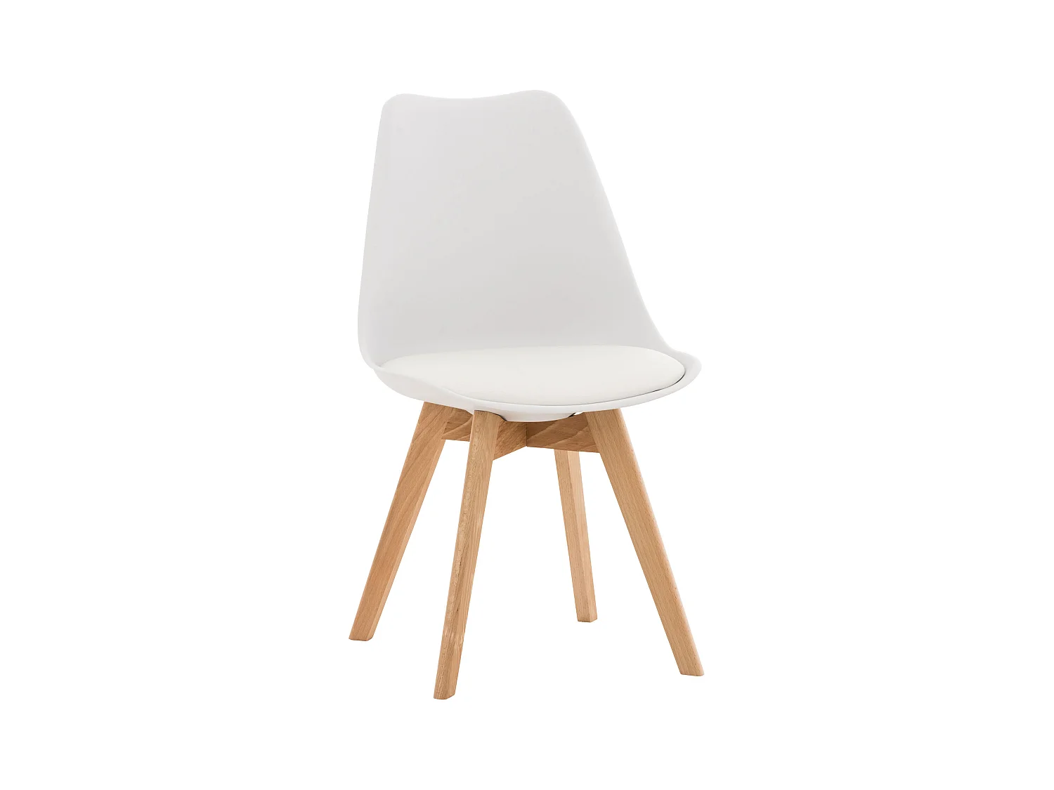 chaise salle à manger - Plastique - Blanc - Linares