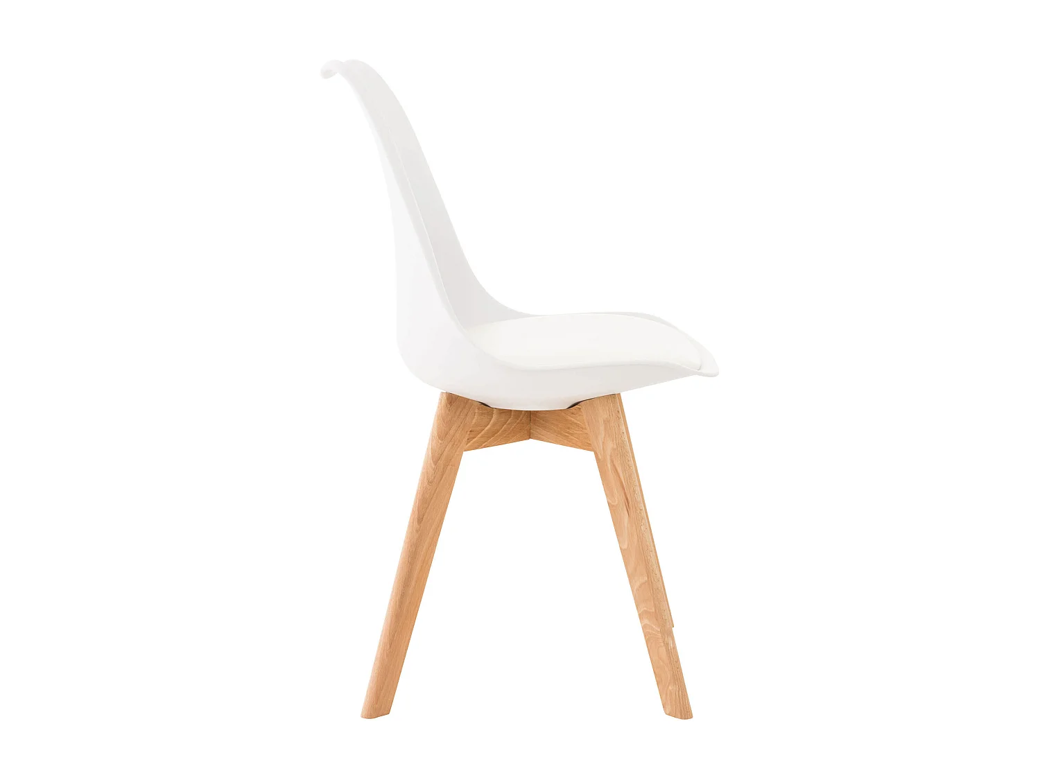 chaise salle à manger - Plastique - Blanc - Linares