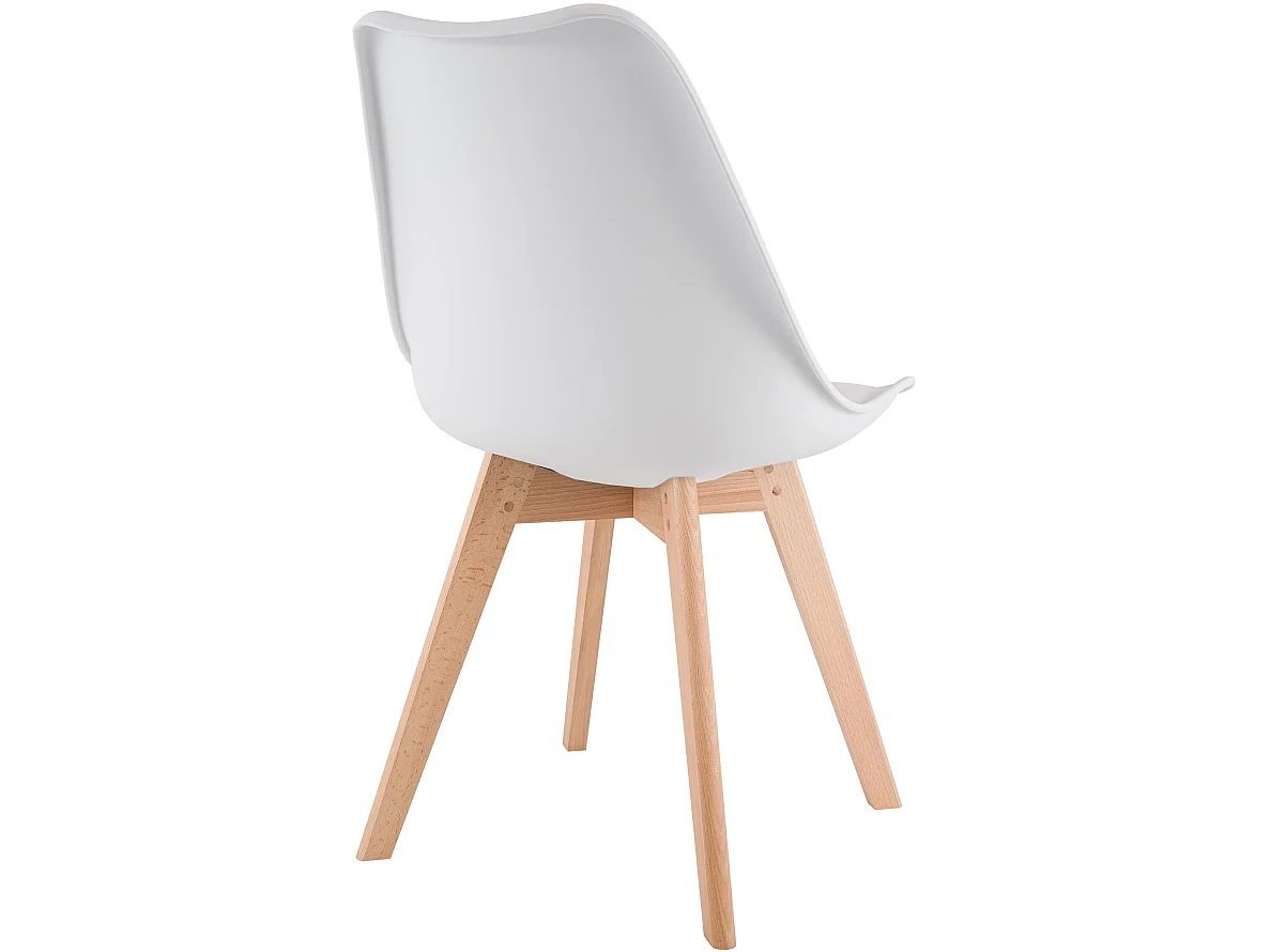 chaise salle à manger - Plastique - Blanc - Linares