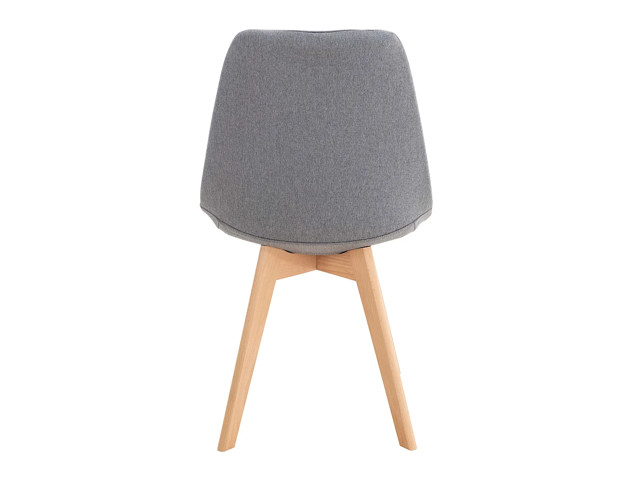 Eetkamerstoelen - Stof - licht grijs - Linares