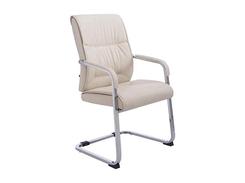 chaises oscillantes - Similicuir & Blanc - Crème - XL Anubis