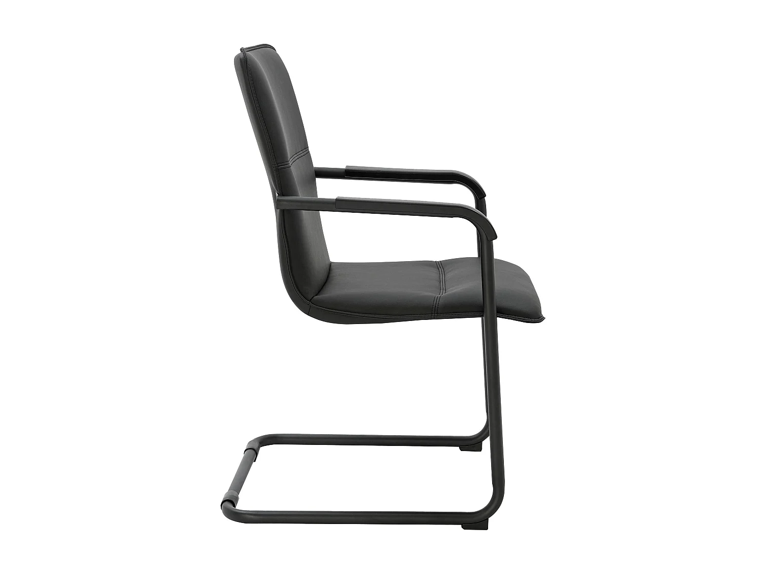 schommelstoelen - Kunstleer - zwart/zwart - Seattle