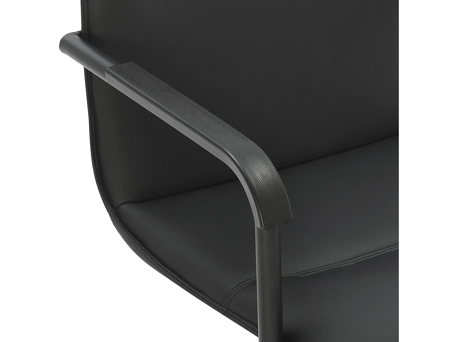 schommelstoelen - Kunstleer - zwart/zwart - Seattle