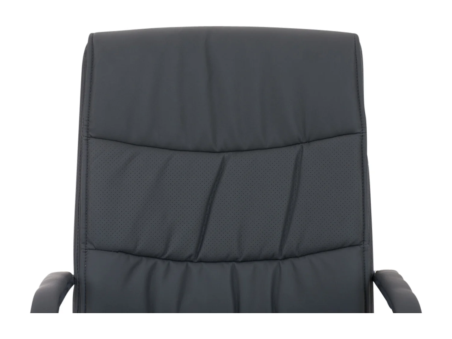 Lot de 2  chaises oscillantes - Similicuir - Gris - Caro