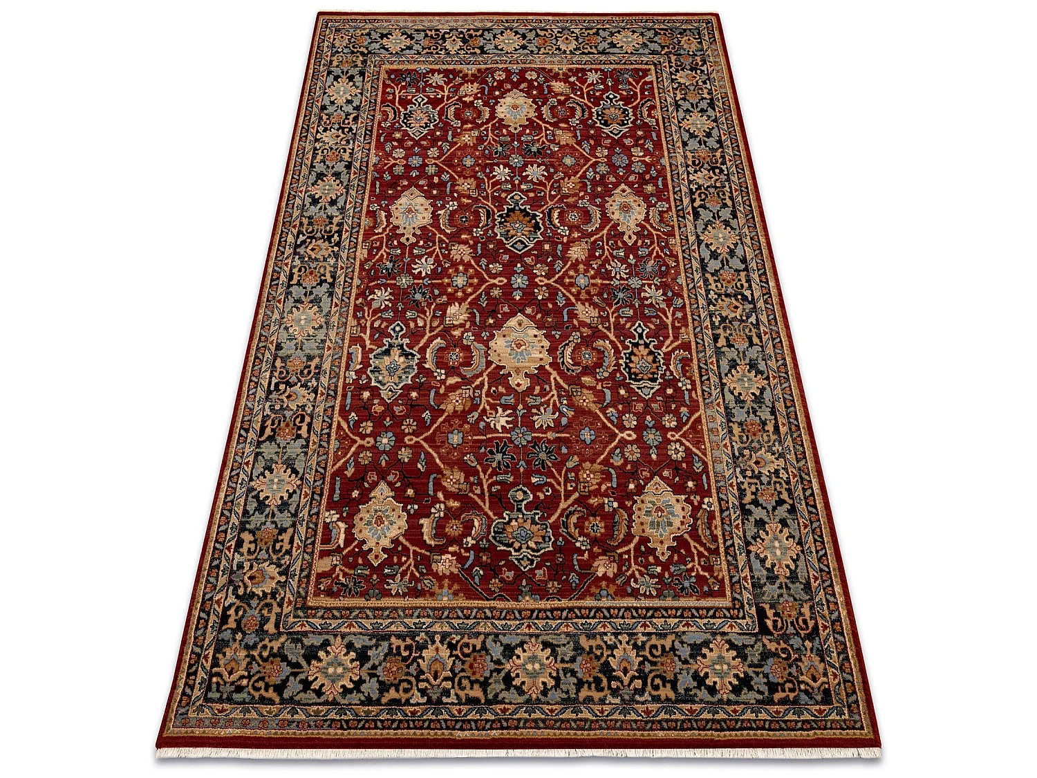 Tapijt KESHAN oosters klassiek 7522/53588 beige / kastanjebruin / blau 160x230 cm