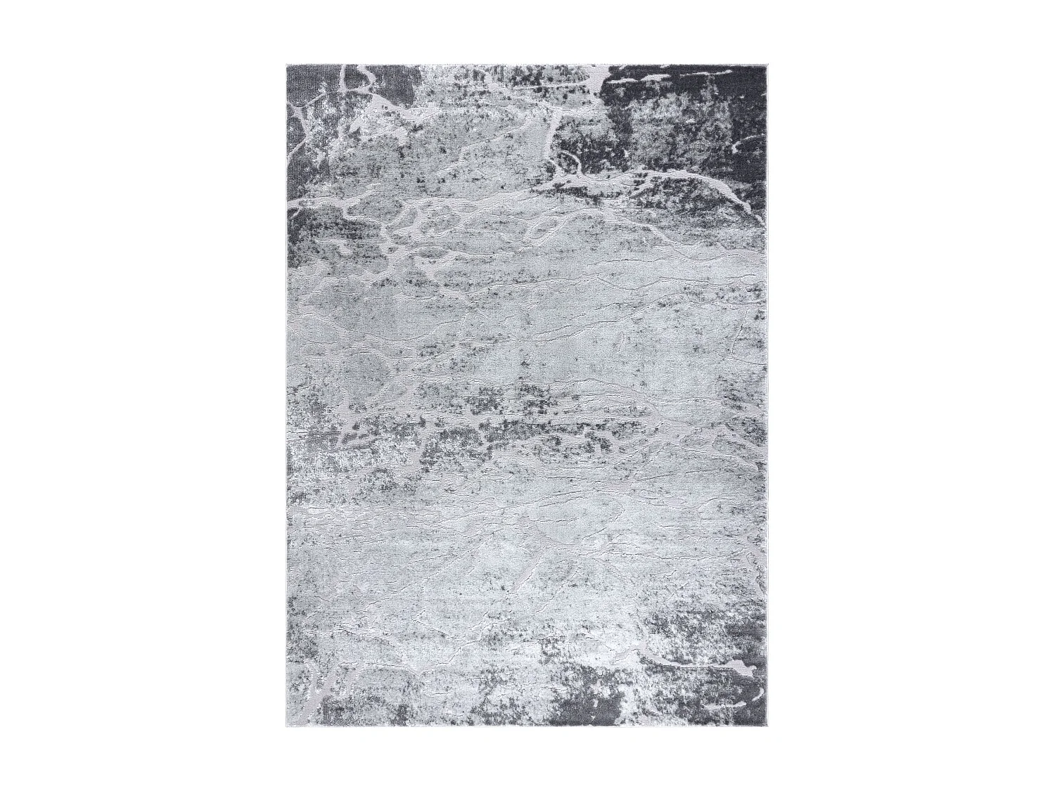Tapis MEFE moderne  6182 Béton - Structural deux niveaux de molleton  120x170 cm