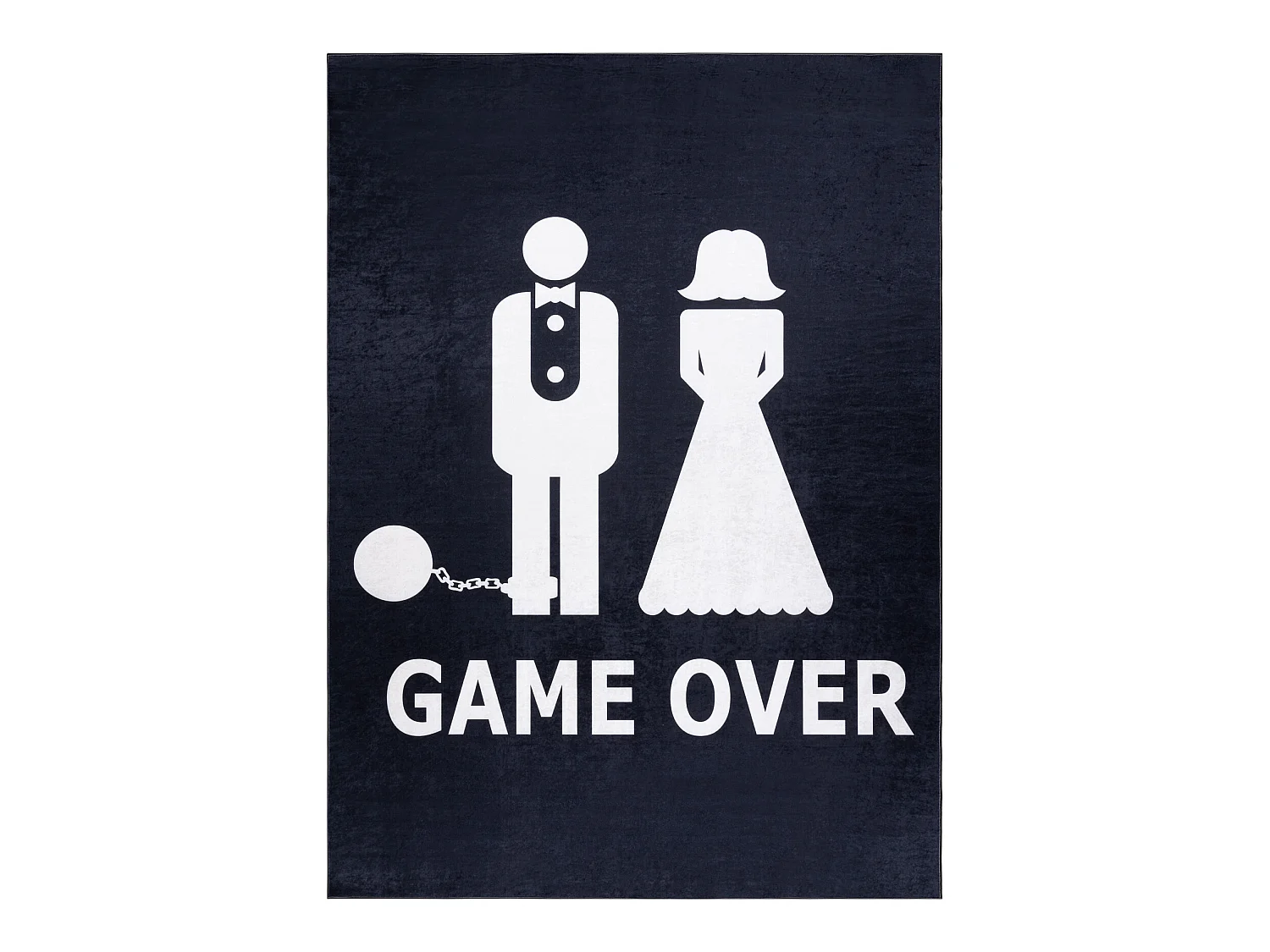 Waschbarer Teppich BAMBINO 2104 'Game over' Hochzeit, Junggesellenabsc 120x170 cm