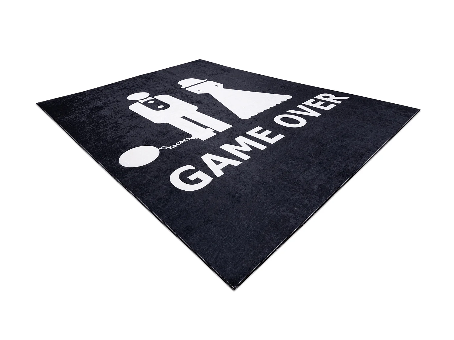 Waschbarer Teppich BAMBINO 2104 'Game over' Hochzeit, Junggesellenabsc 120x170 cm