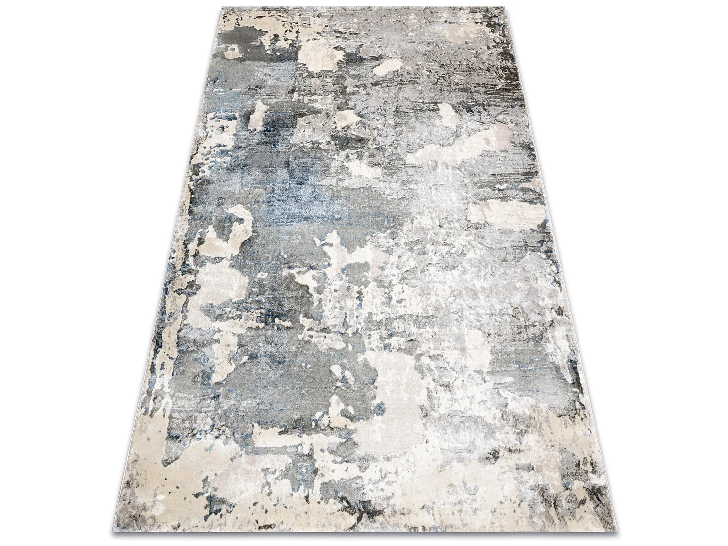 Tapis ACRYLIQUE ELITRA 6206 Abstraction vintage gris / bleu 160x230 cm