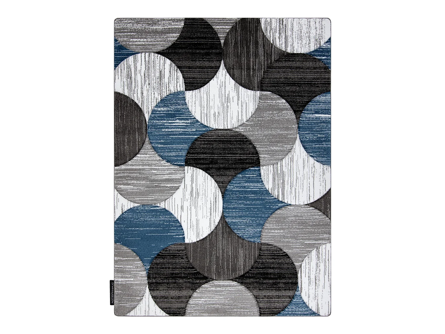 Tapijt ALTER Geo Schelpen blauw 120x170 cm