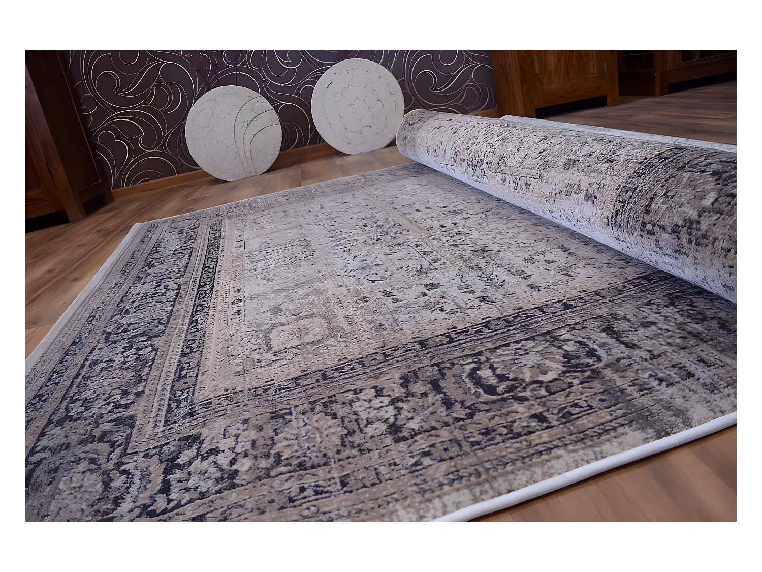 Teppich heat-set Jasmin 8580 ivory 120x170 cm
