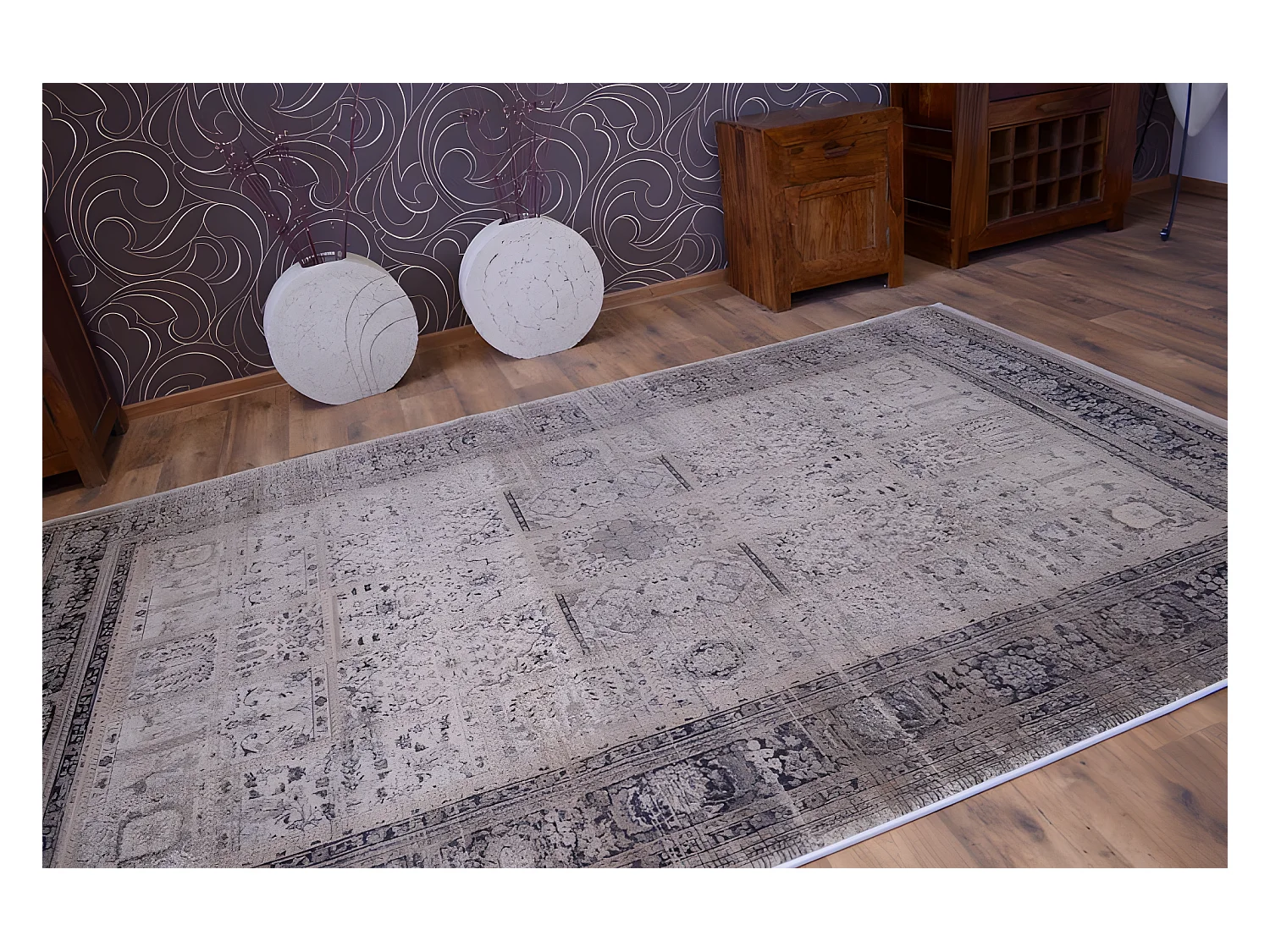 Teppich heat-set Jasmin 8580 ivory 120x170 cm