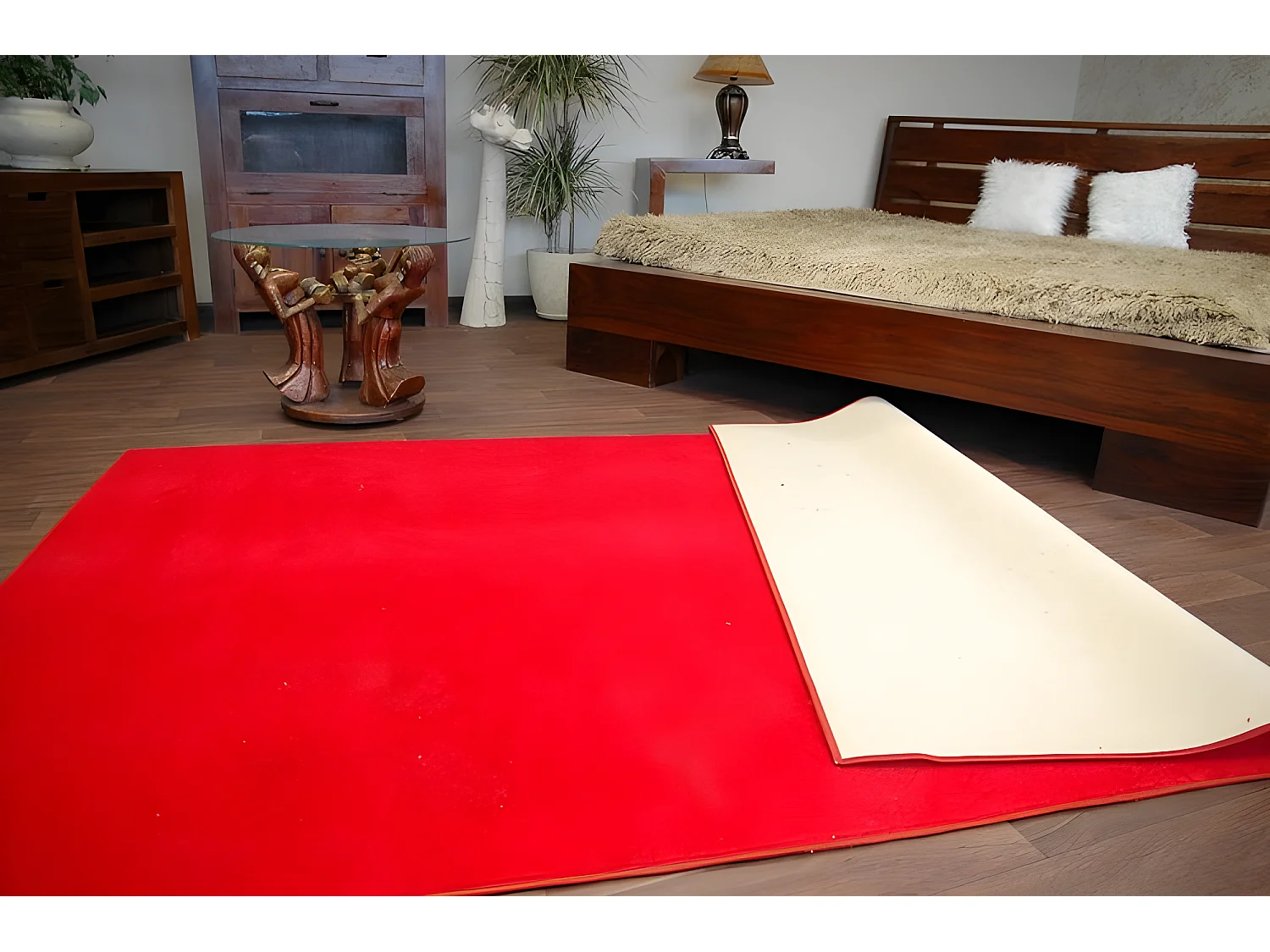 TAPIS - MOQUETTE ETON rose 100x200 cm