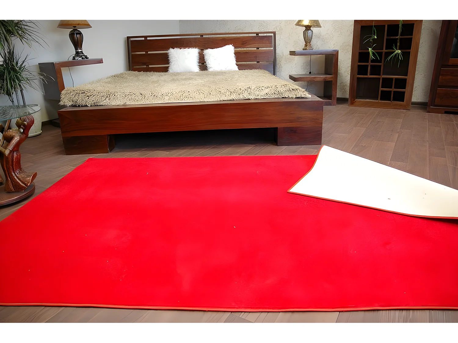 TAPIS - MOQUETTE ETON rose 100x200 cm