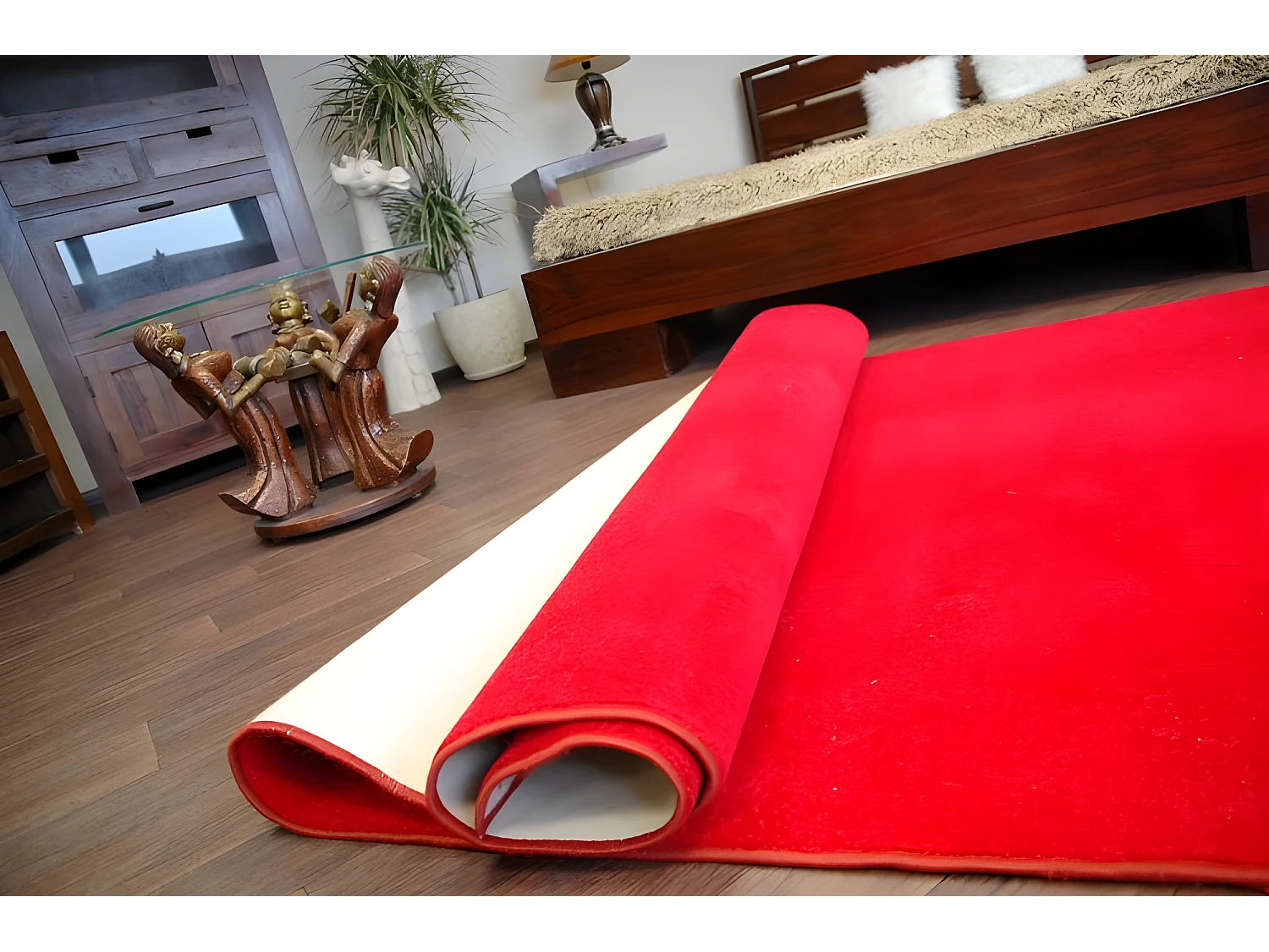 TAPIS - MOQUETTE ETON rose 100x200 cm