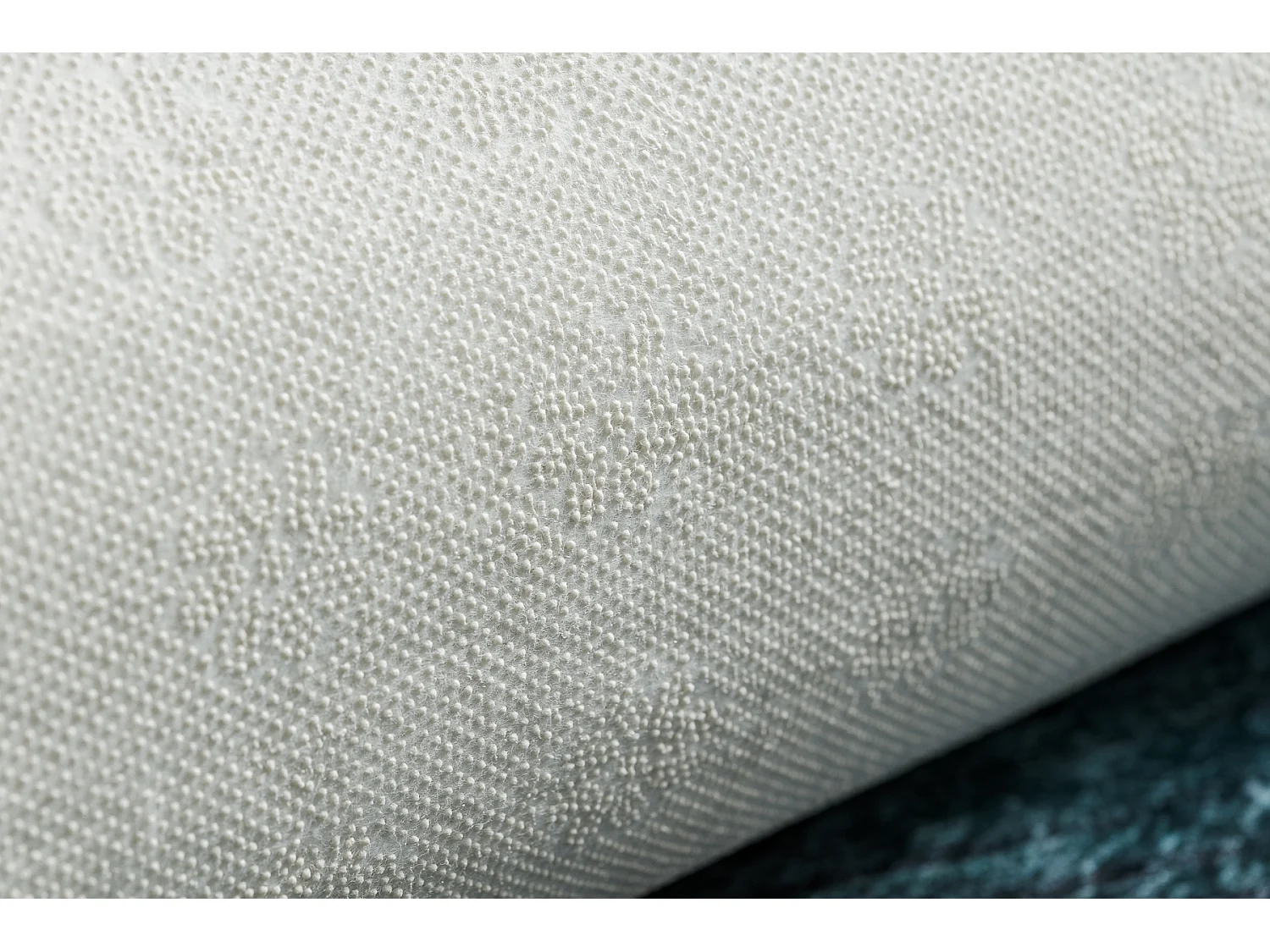 ANDRE 1170 tapijt wasbaar Bladeren, geometrisch antislip - blauw 80x150 cm