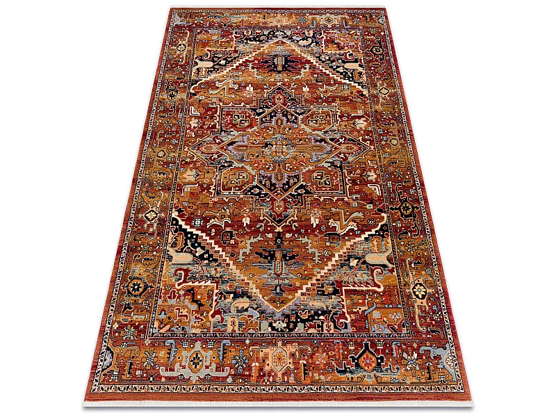 Dywan KESHAN Frędzle, Ornament orientalny 2886/53588 bordo 200x290 cm