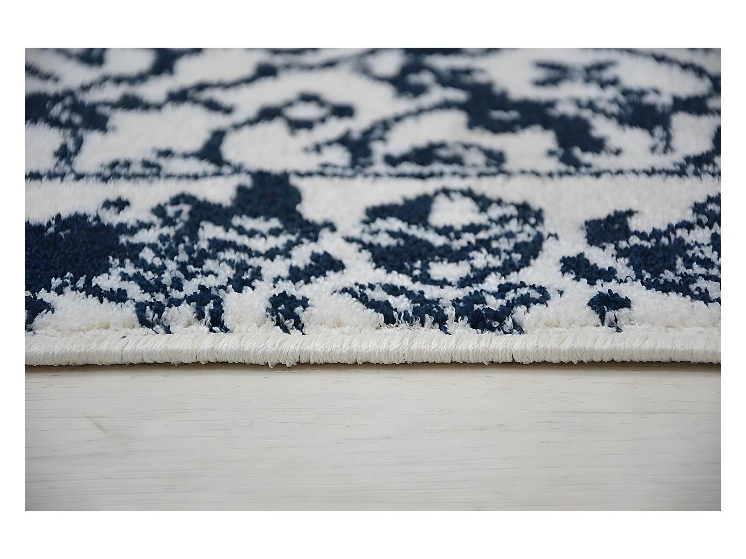 Tapijt SENSE Micro 81260 - Vintage wit/blauw 160x230 cm