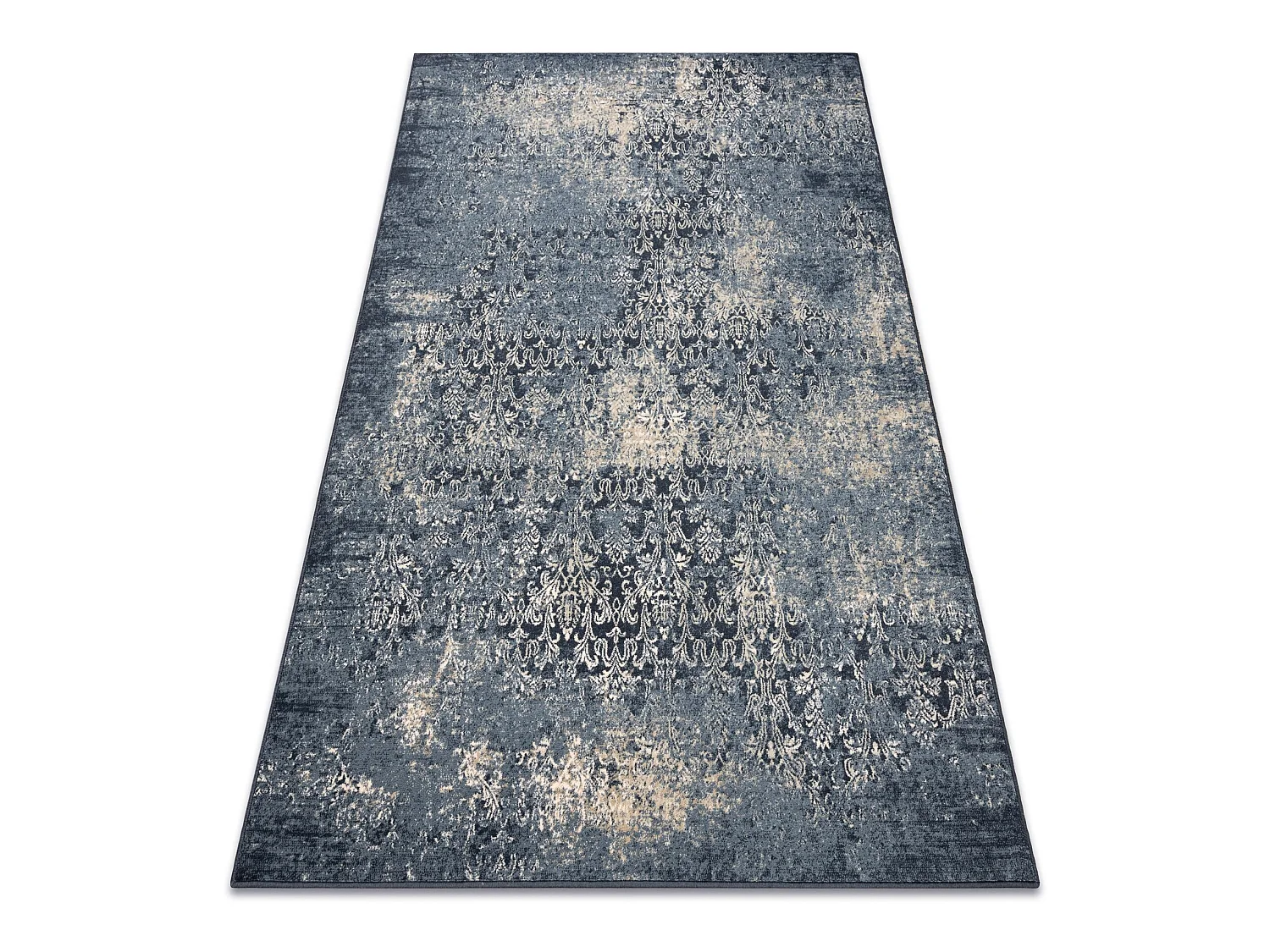 Tapis NAIN Rosette vintage 7010/50911 bleu foncé / beige 160x230 cm