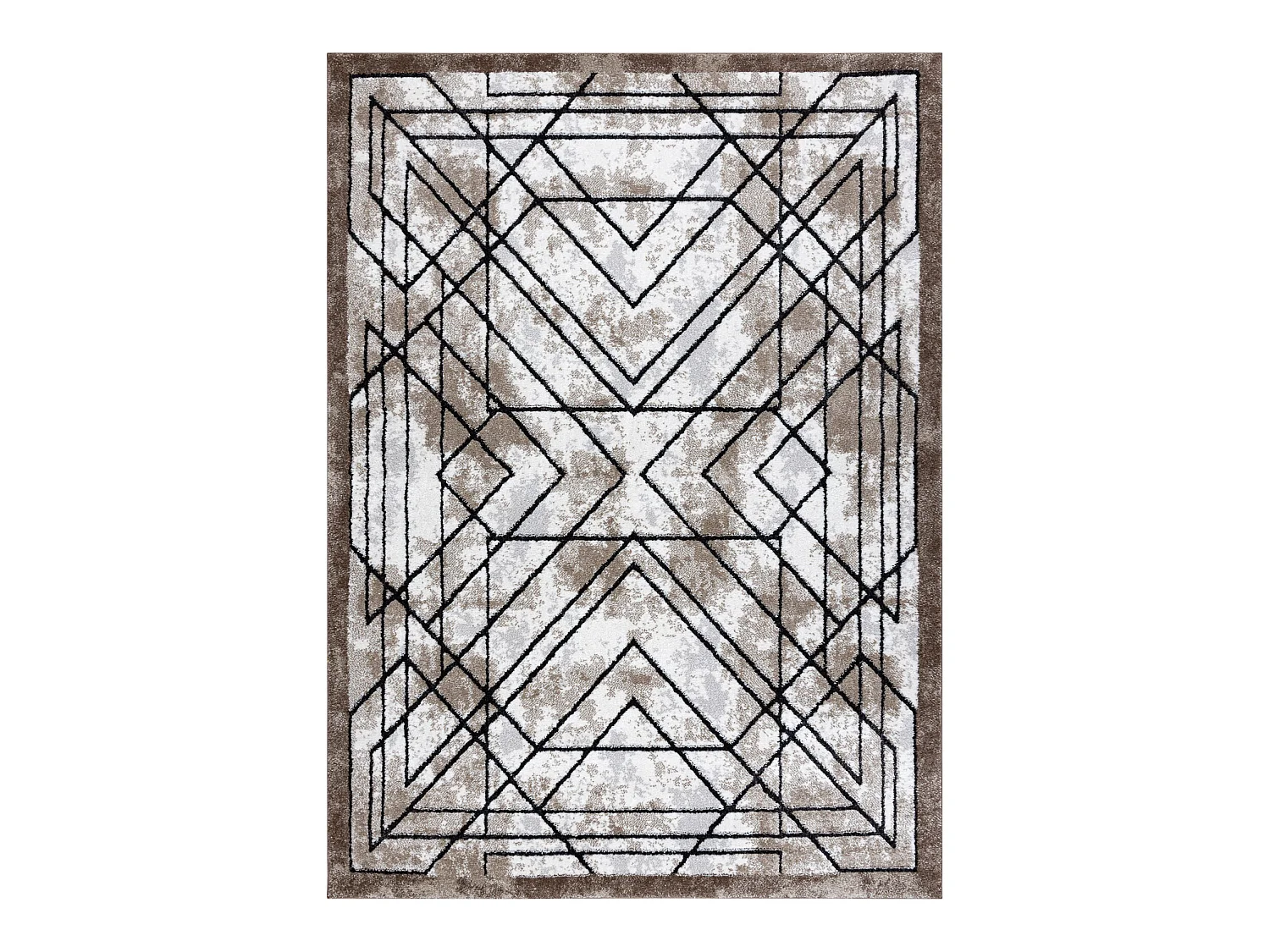 Tapijt modern COZY Lina, geometrisch - Structureel, twee poolhoogte ,  200x290 cm