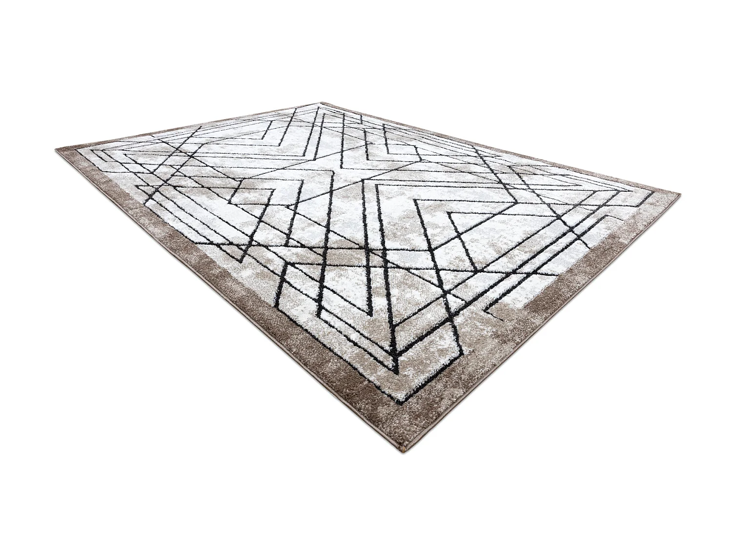 Tapijt modern COZY Lina, geometrisch - Structureel, twee poolhoogte ,  200x290 cm