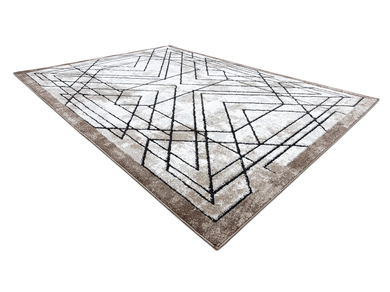 Tapijt modern COZY Lina, geometrisch - Structureel, twee poolhoogte ,  200x290 cm