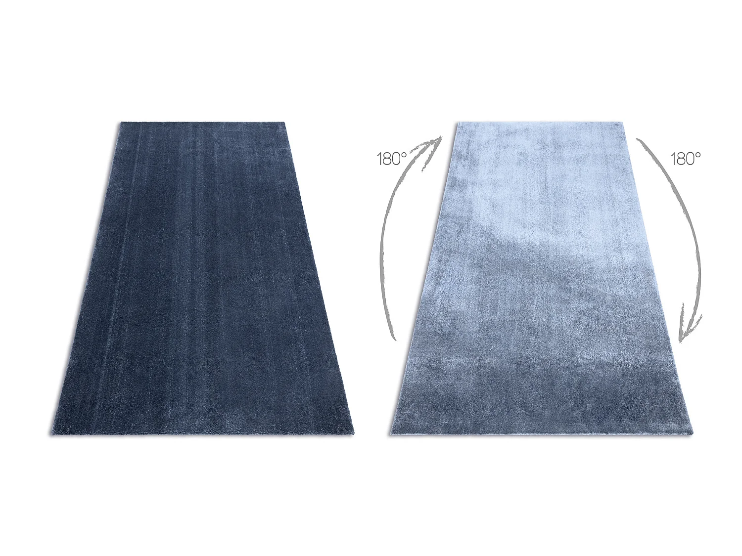 Tapis lavable CRAFT 71401099 doux - bleu 80x150 cm