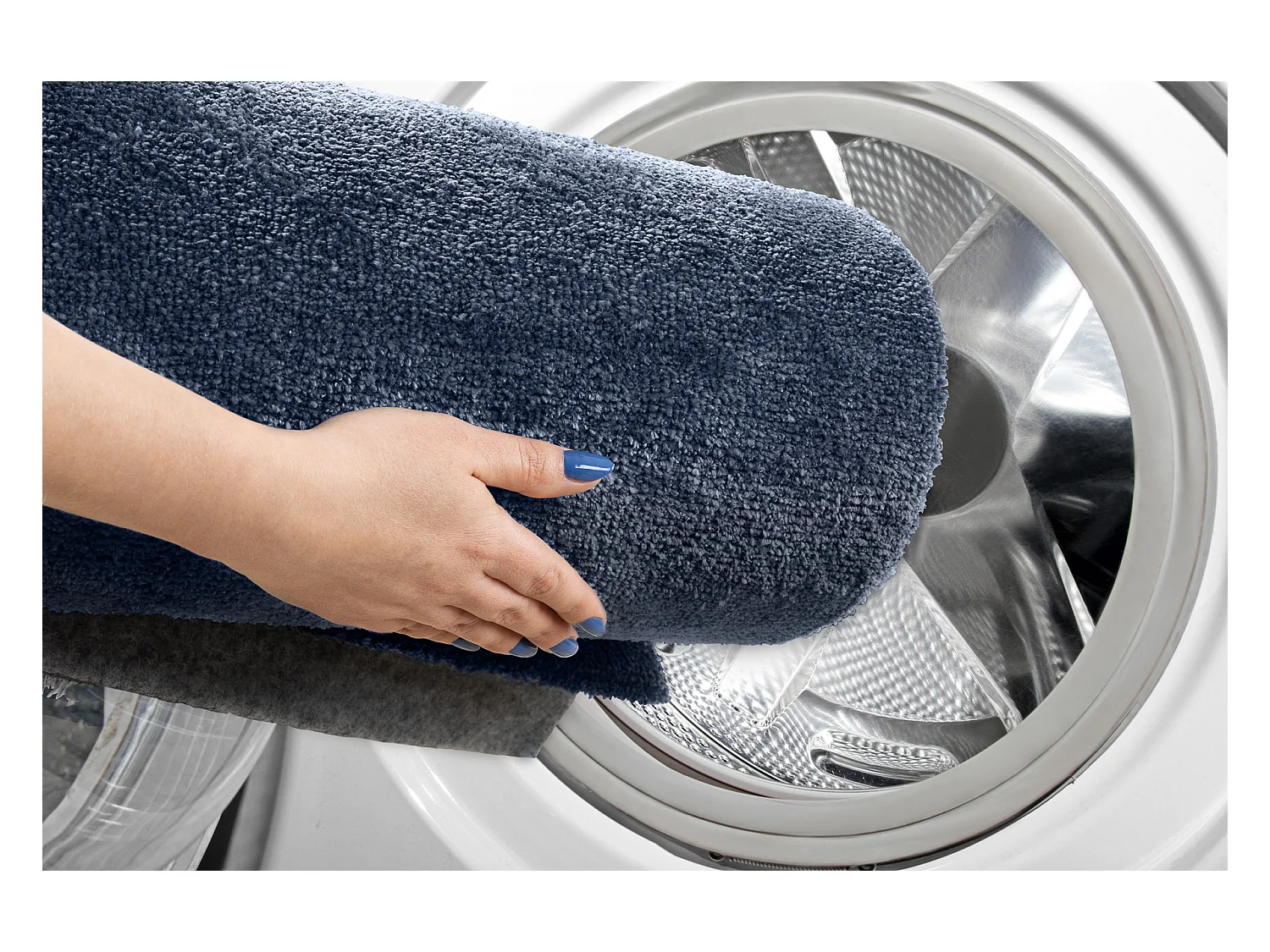 Tapis lavable CRAFT 71401099 doux - bleu 80x150 cm