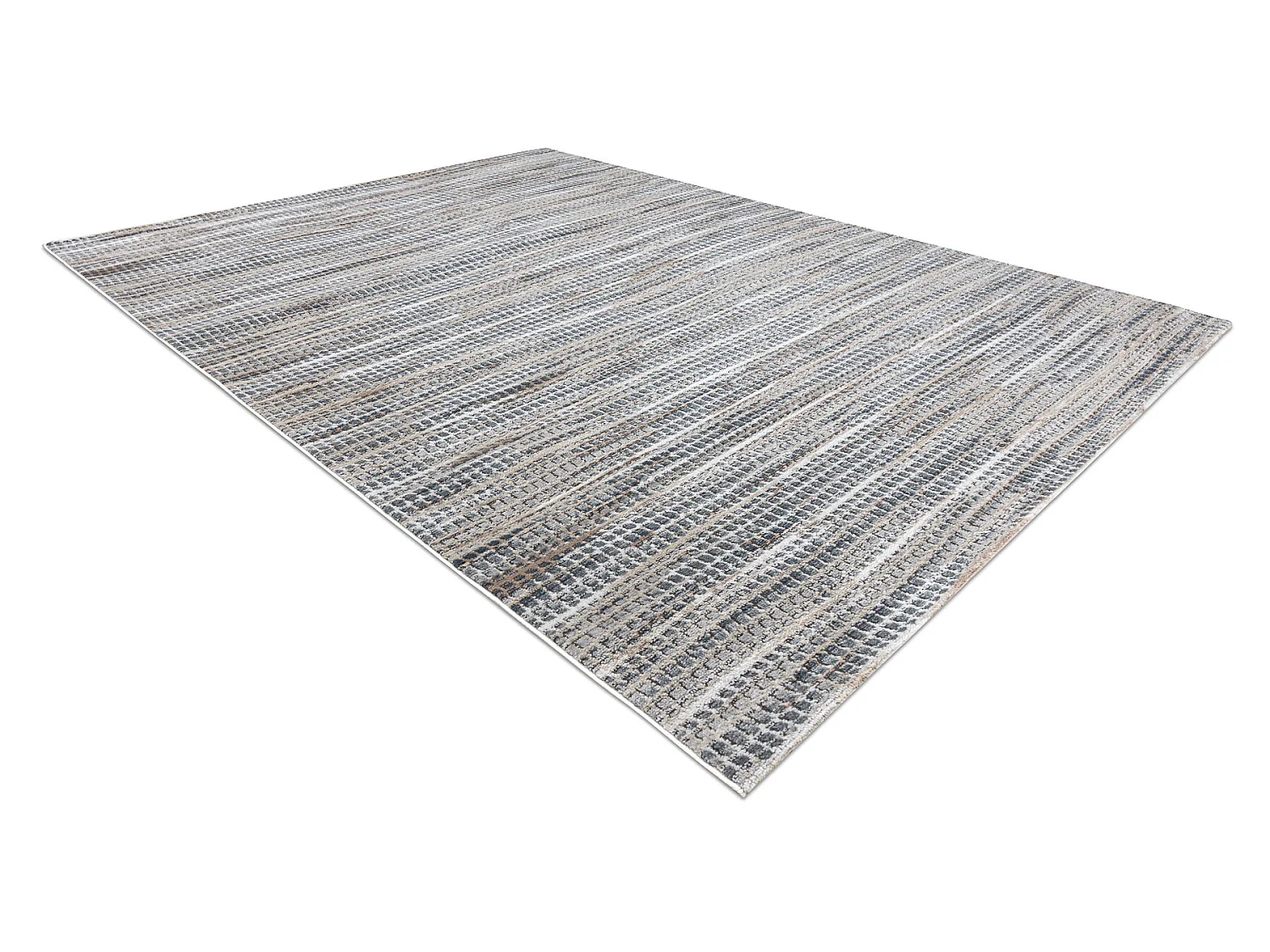 Tapijt OHIO CF50A melanż - Structureel, twee niveaus van fleece crèm 80x150 cm