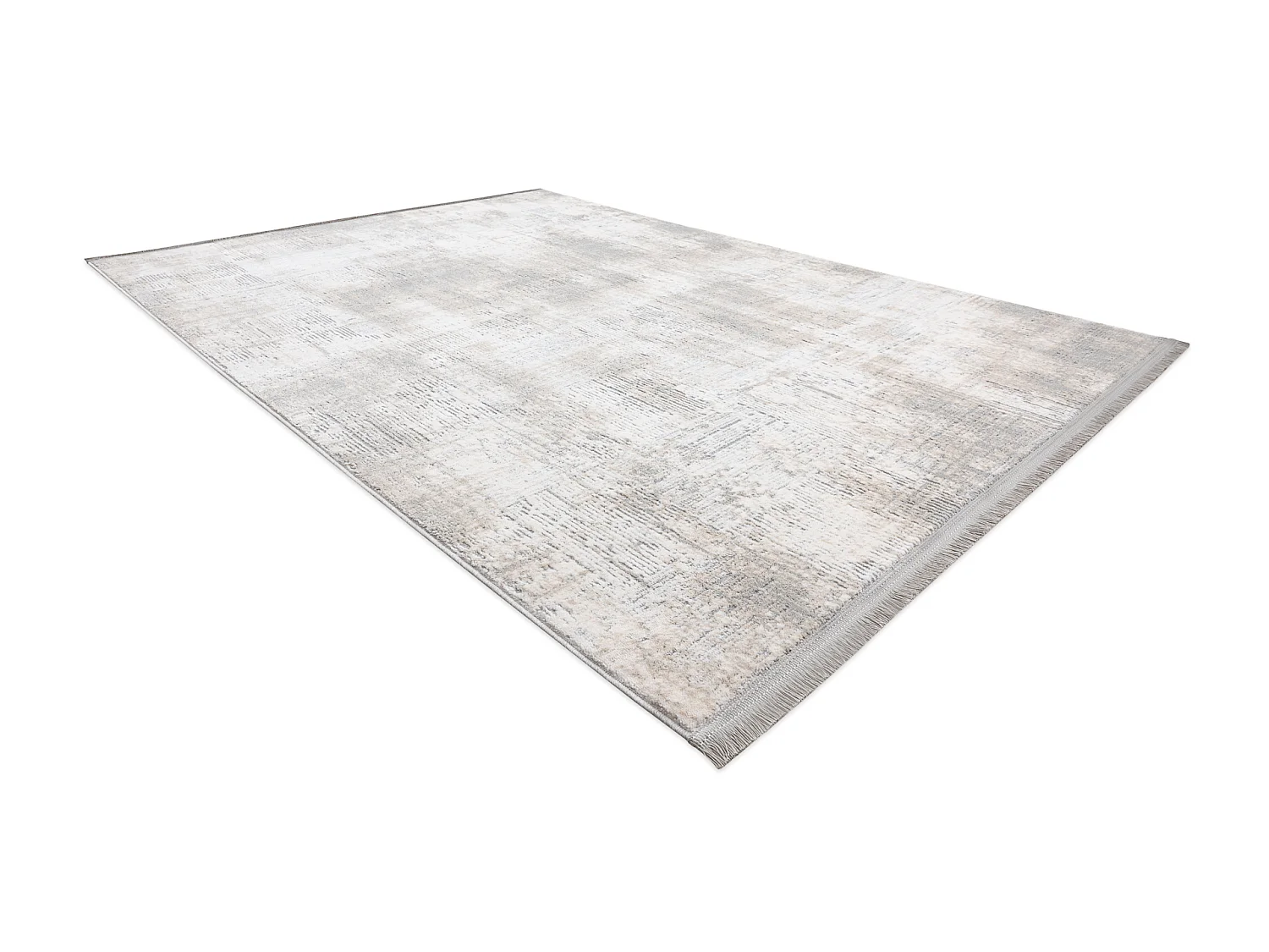 Tapis TULS structural, franges  51231 vintage ivoire / gris 200x290 cm