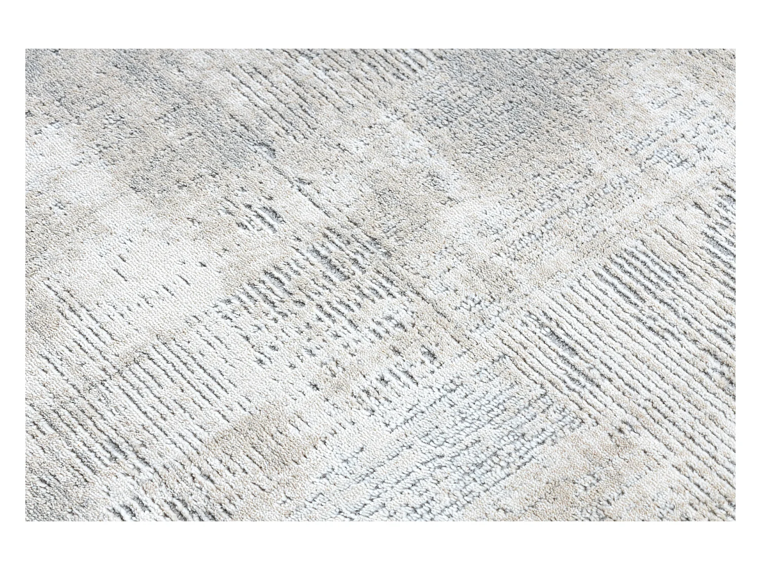 Tapis TULS structural, franges  51231 vintage ivoire / gris 200x290 cm