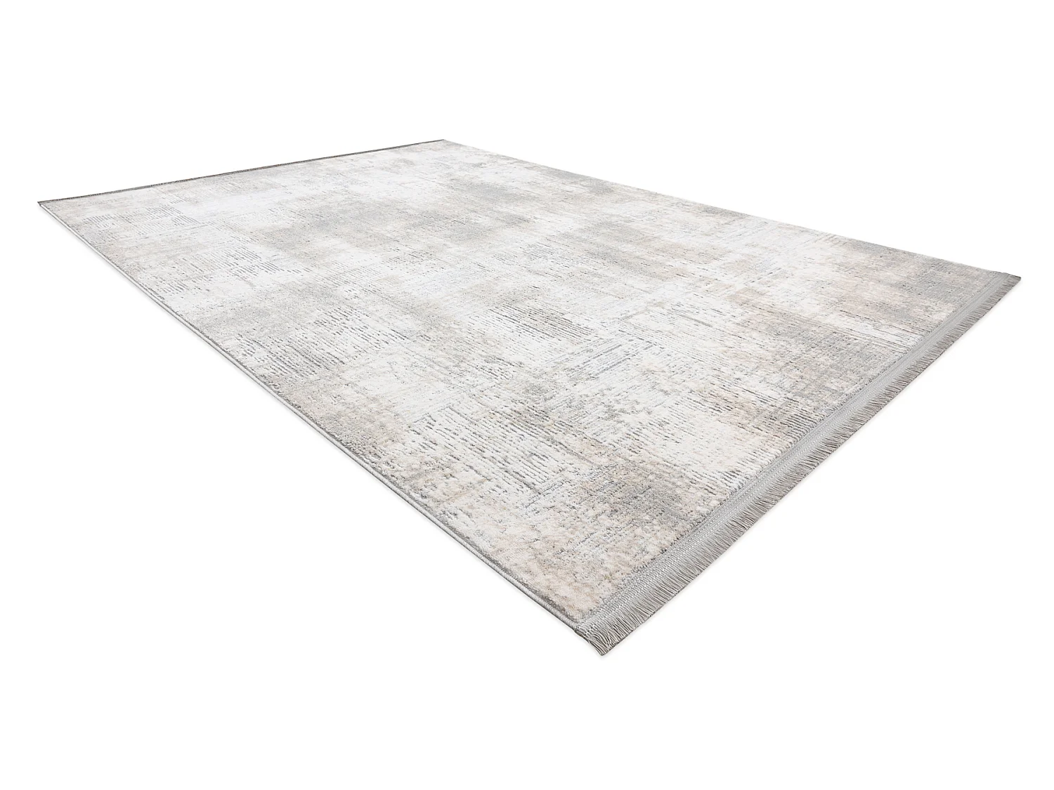 Tapis TULS structural, franges  51231 vintage ivoire / gris 200x290 cm