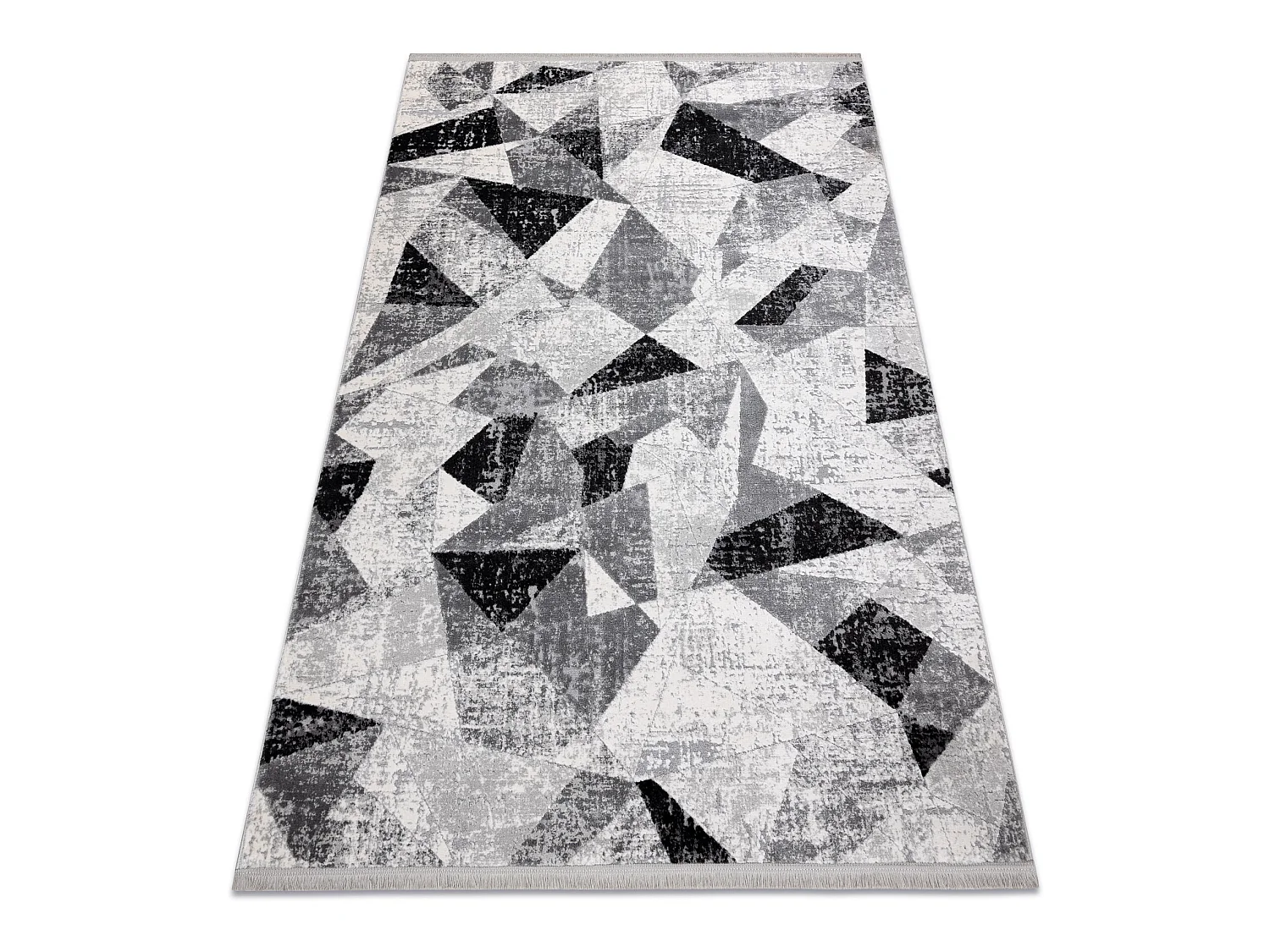 Tapijt modern TULS 51211 Geometrisch antracyt 120x170 cm