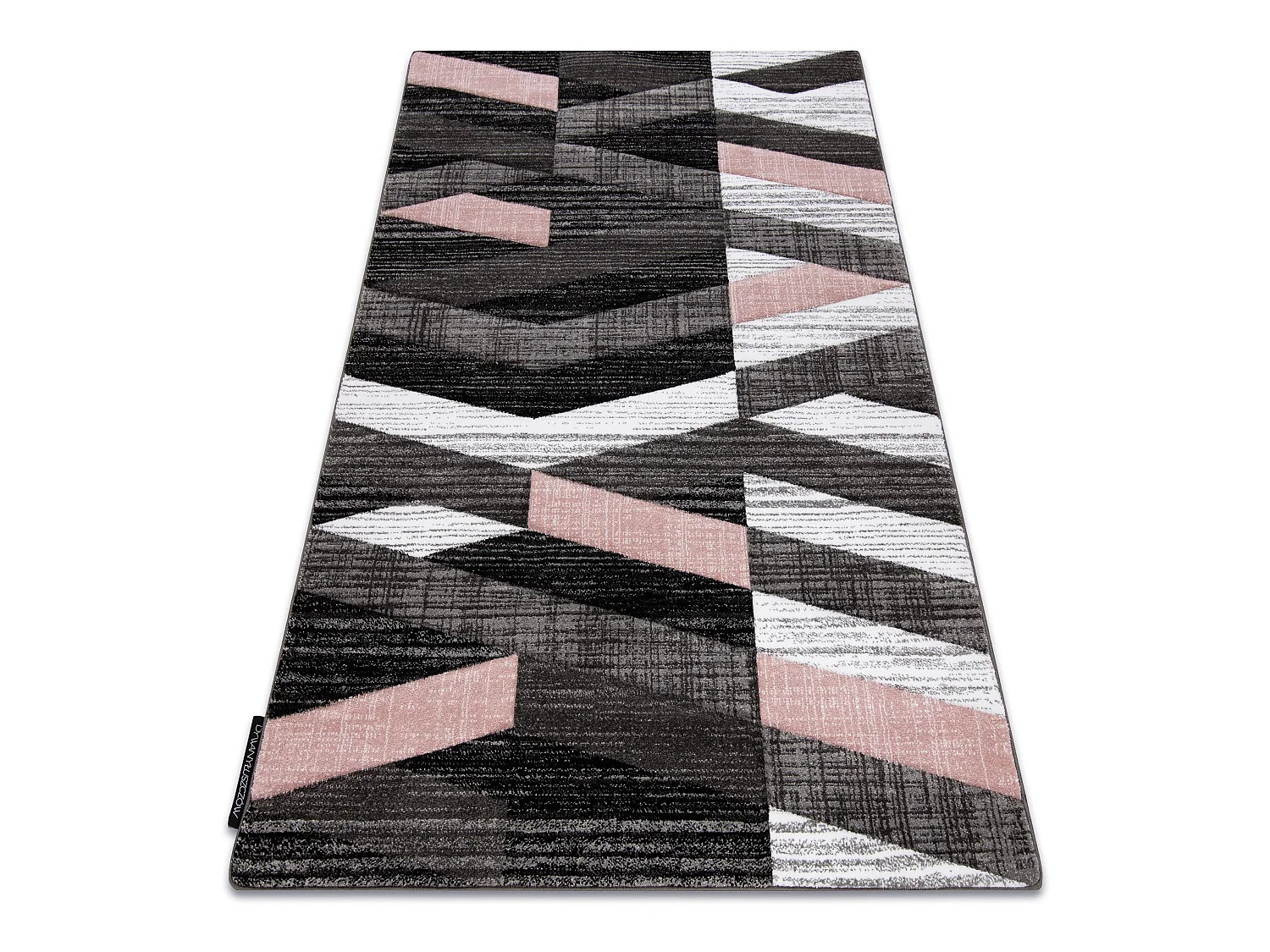 Tapis ALTER Bax des rayures rose 200x290 cm