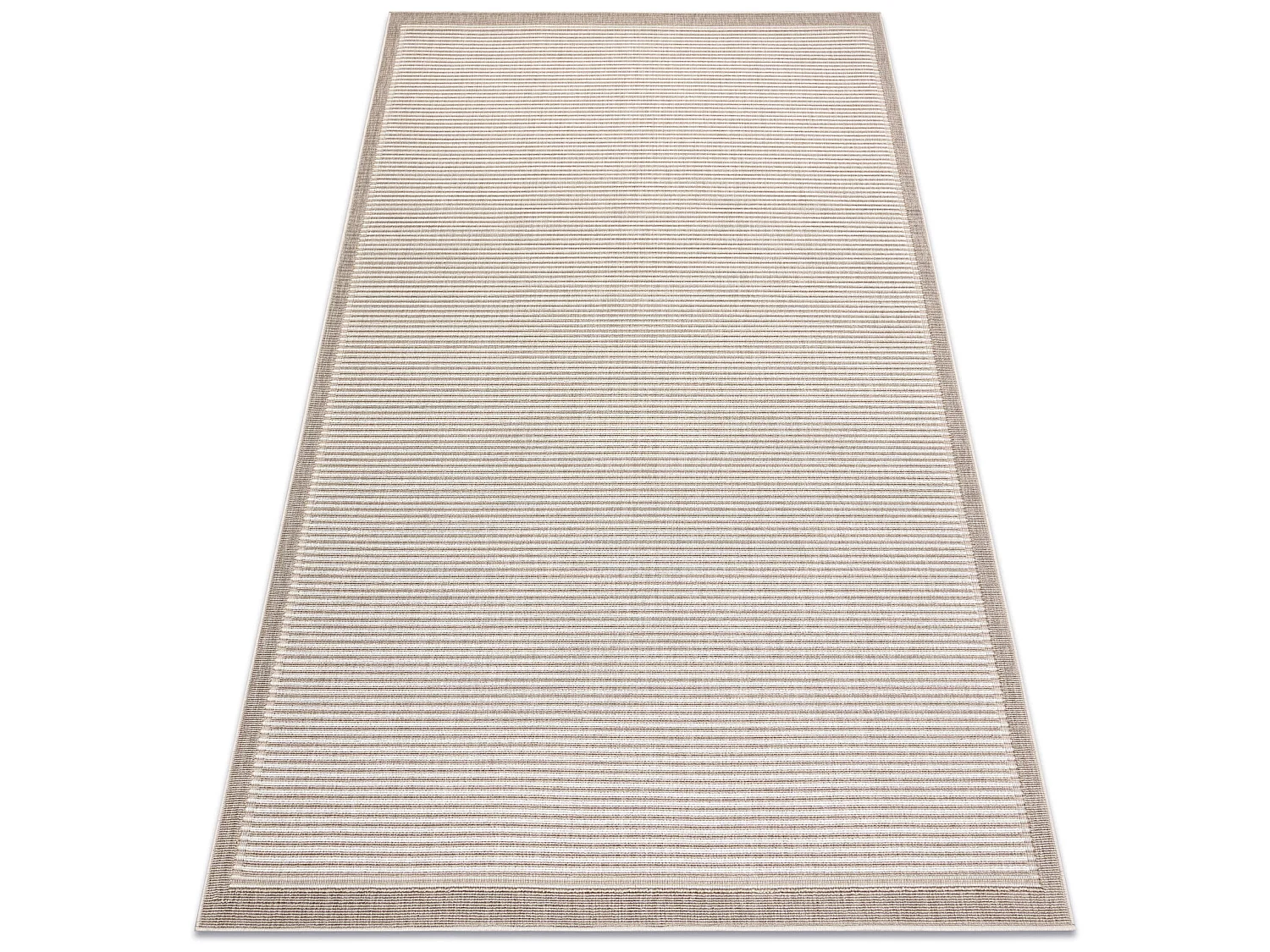 Tapis SPRING 20411558 Lignes, cadre à boucles - beige 120x170 cm
