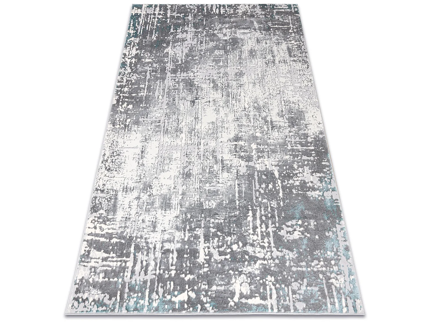 Tapis CORE W9782 - structurel, deux niveaux de molleton, ivoire / gris 200x290 cm