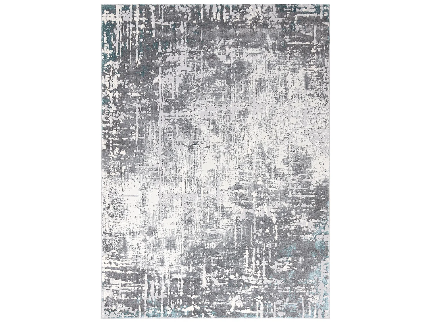 Tapis CORE W9782 - structurel, deux niveaux de molleton, ivoire / gris 200x290 cm