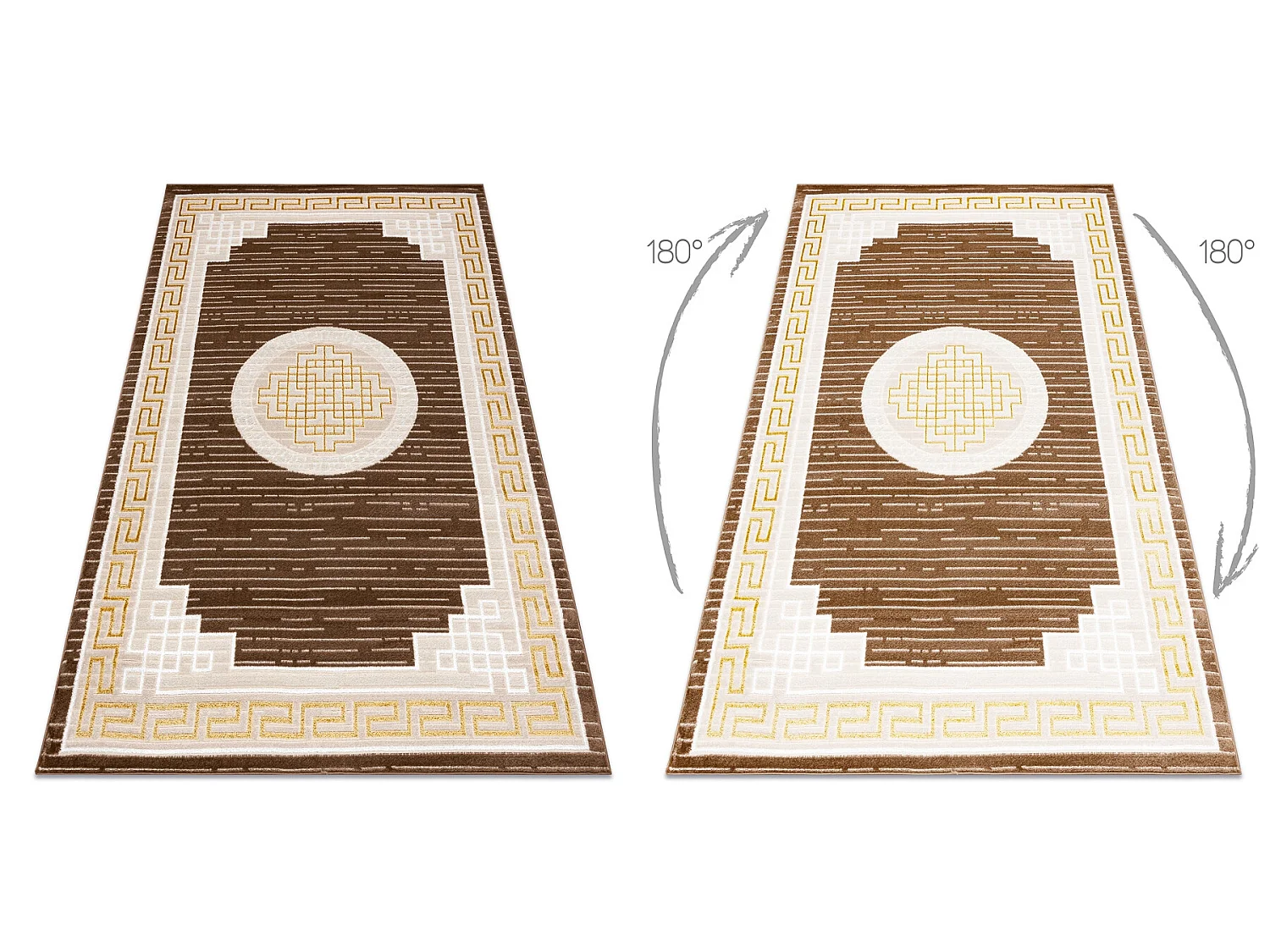 Tapis MEFE moderne  9096 Cadre, clé grecque - Structural deux niveaux 200x290 cm