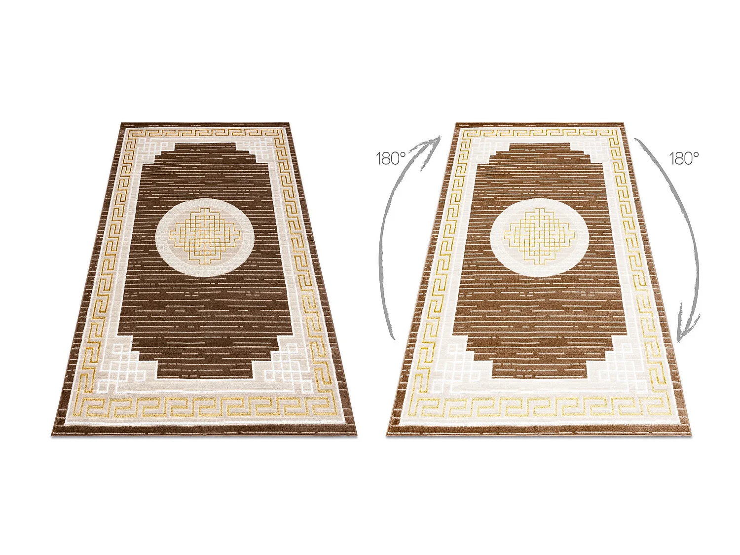 Tapis MEFE moderne  9096 Cadre, clé grecque - Structural deux niveaux 200x290 cm
