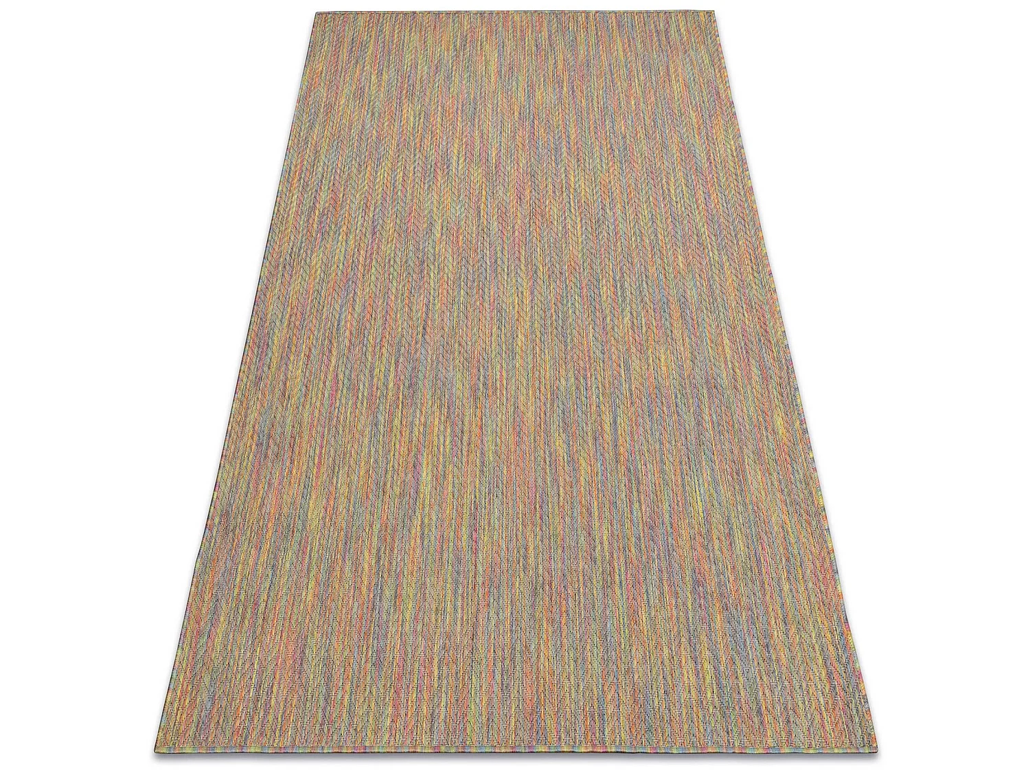 Tapijt FISY modern, SISAL 20776 Zigzag, melange , regenboog, regenboog 80x150 cm