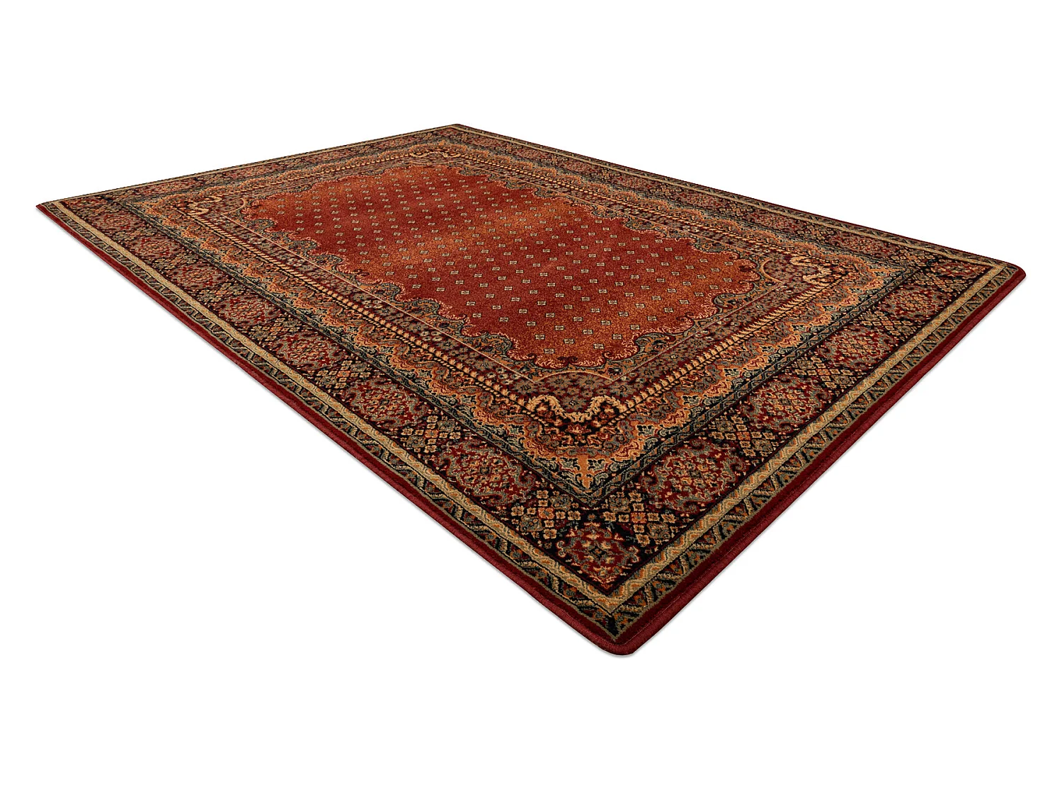 Tapis en laine POLONIA BARON bourgogne  135x200 cm