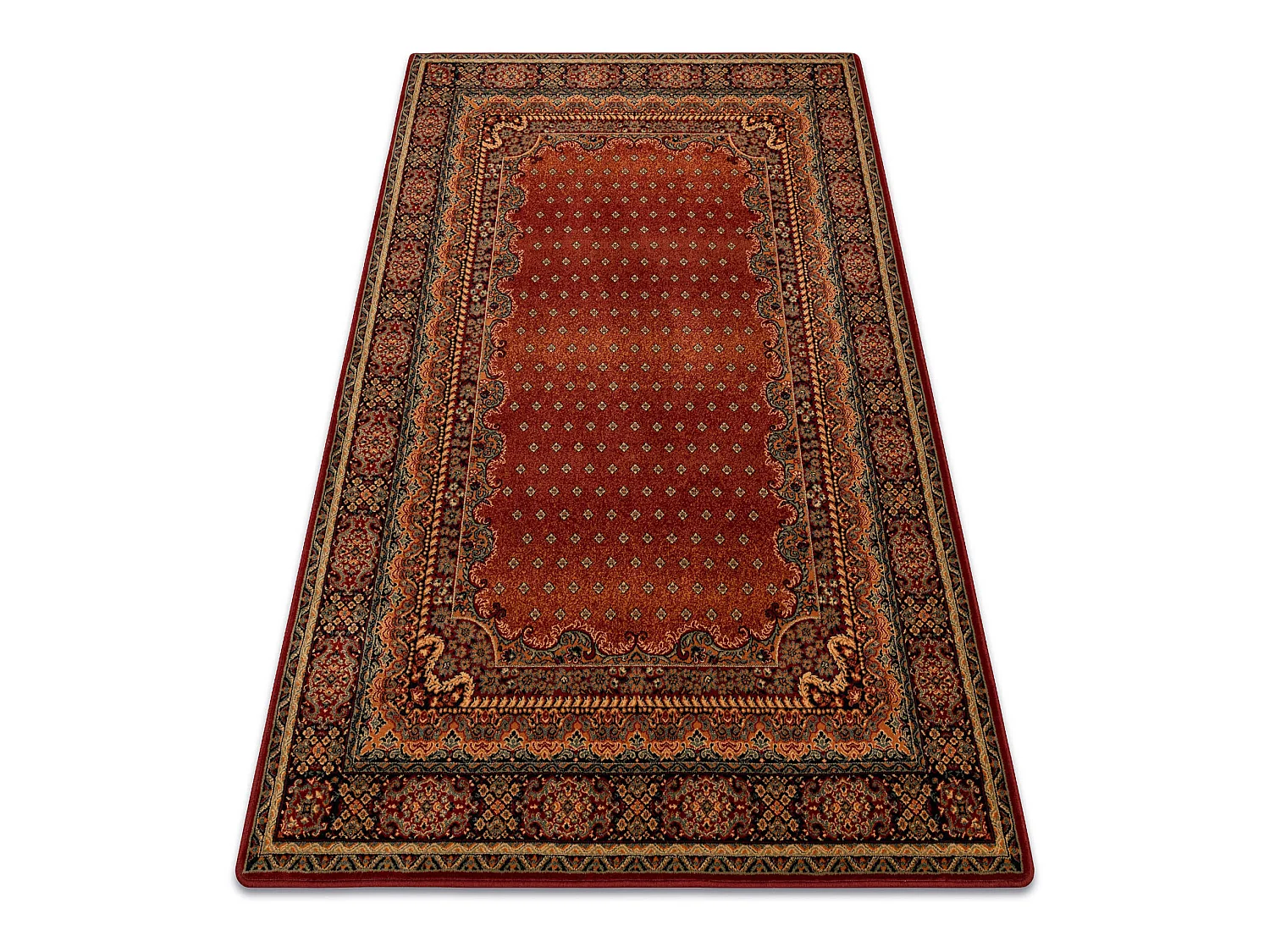 Tapis en laine POLONIA BARON bourgogne  135x200 cm