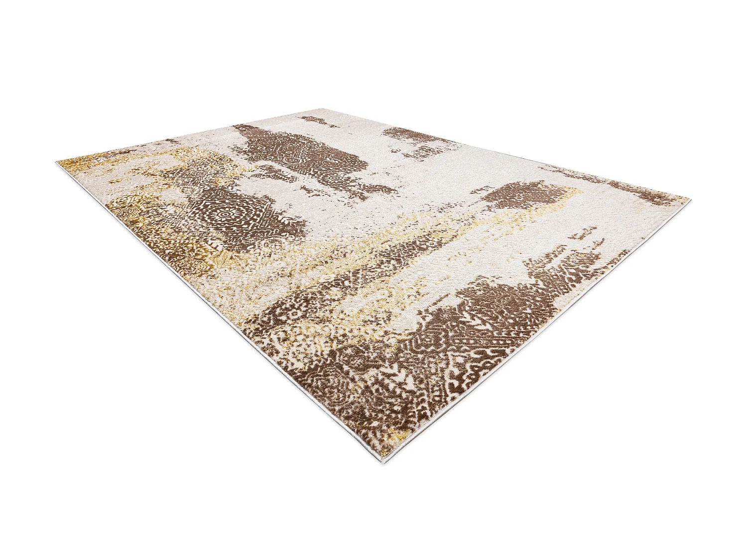 Tapijt MEFE modern 8731 Rosette vintage gewreven - Structureel, twee p 140x190 cm