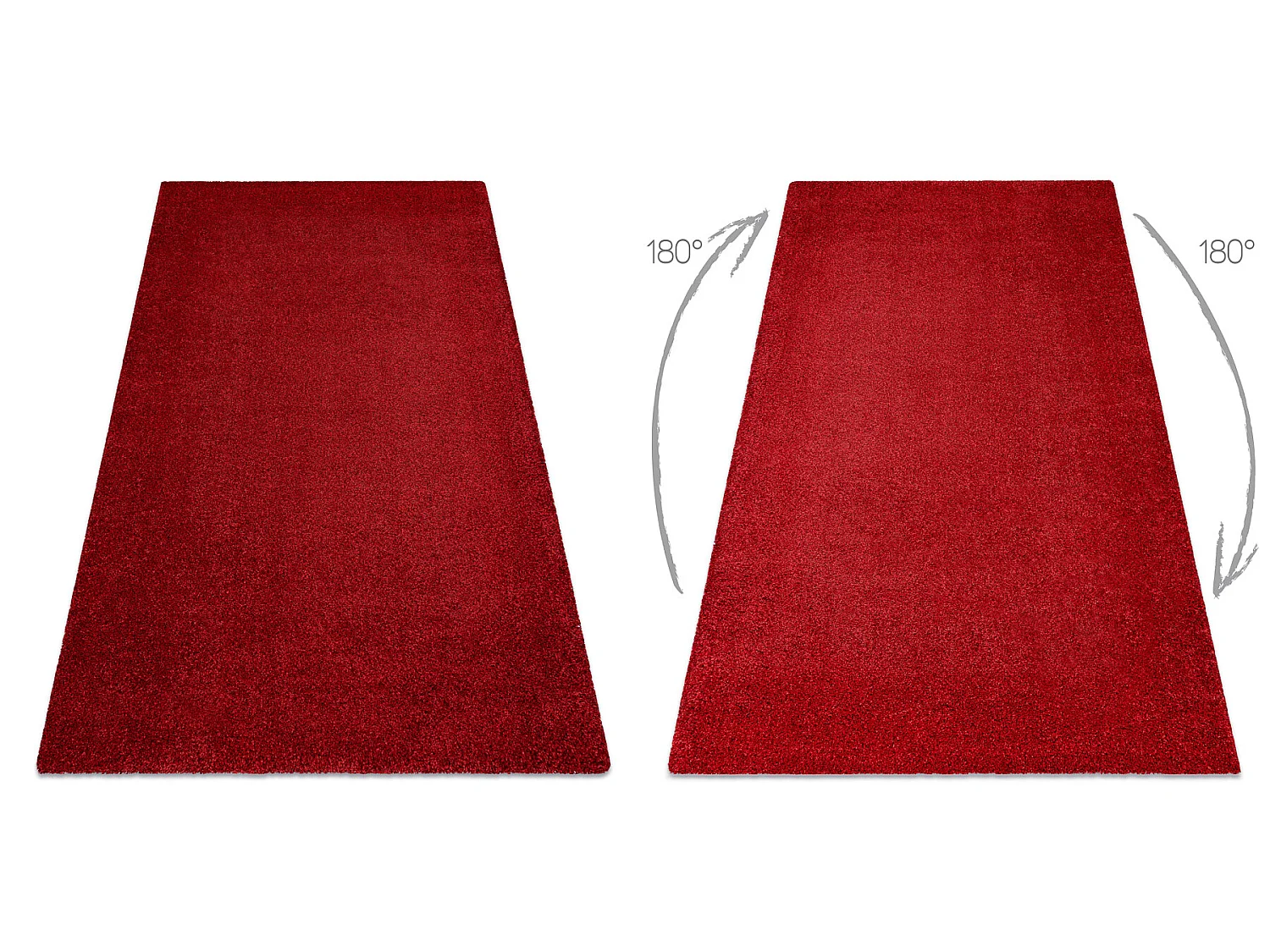 Tapis lavable MOOD 71151011 moderne - rouge 80x150 cm